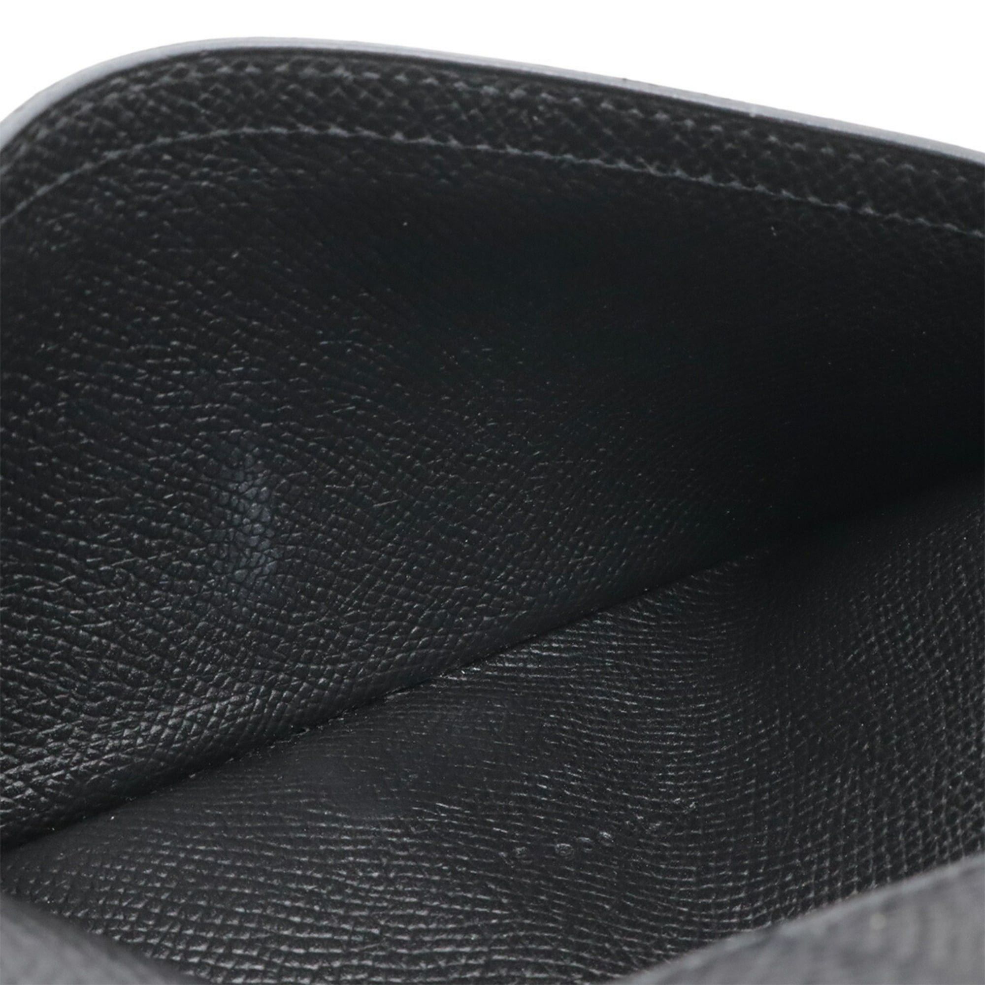 Hermes HERMES Bearn Soufflé Bi-fold Long Wallet, Veau Epsom Leather, Black, T Stamp Size ONE SIZE - 10 Thumbnail
