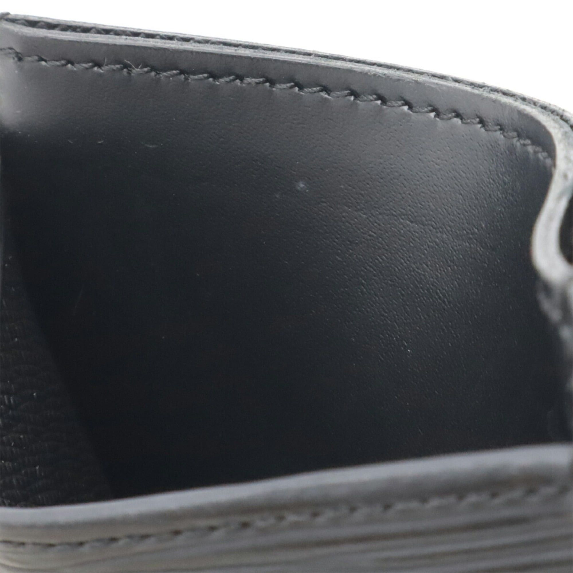 Louis Vuitton Louis Vuitton Epi Portecarte Simple Business Card Holder/Card Case/Pass Case Holder Noir Black M63512 Size ONE SIZE - 7 Thumbnail