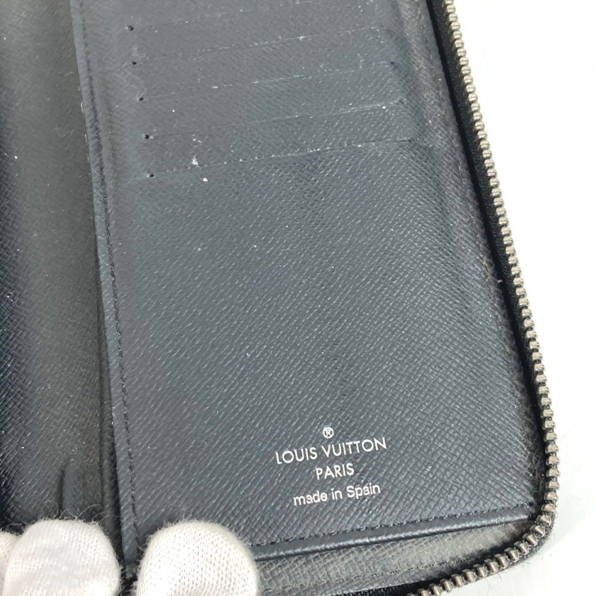 Louis Vuitton LOUIS VUITTON M62295 Monogram Eclipse Zippy Wallet Vertical Long Wallet, Round Zipper, Canvas, Men's and Women's, Black Size ONE SIZE - 10 Thumbnail
