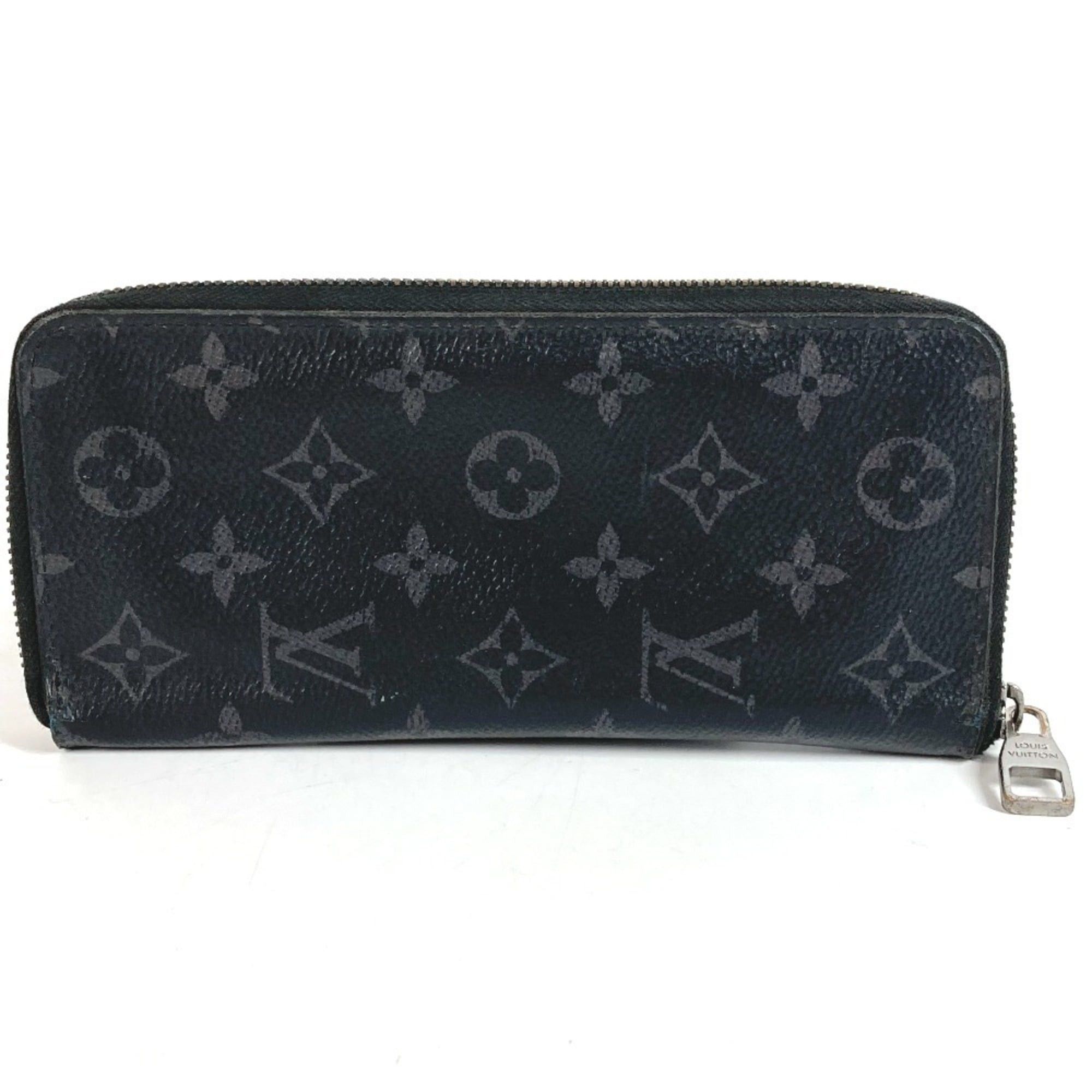 Louis Vuitton LOUIS VUITTON M62295 Monogram Eclipse Zippy Wallet Vertical Long Wallet, Round Zipper, Canvas, Men's and Women's, Black Size ONE SIZE - 2 Thumbnail