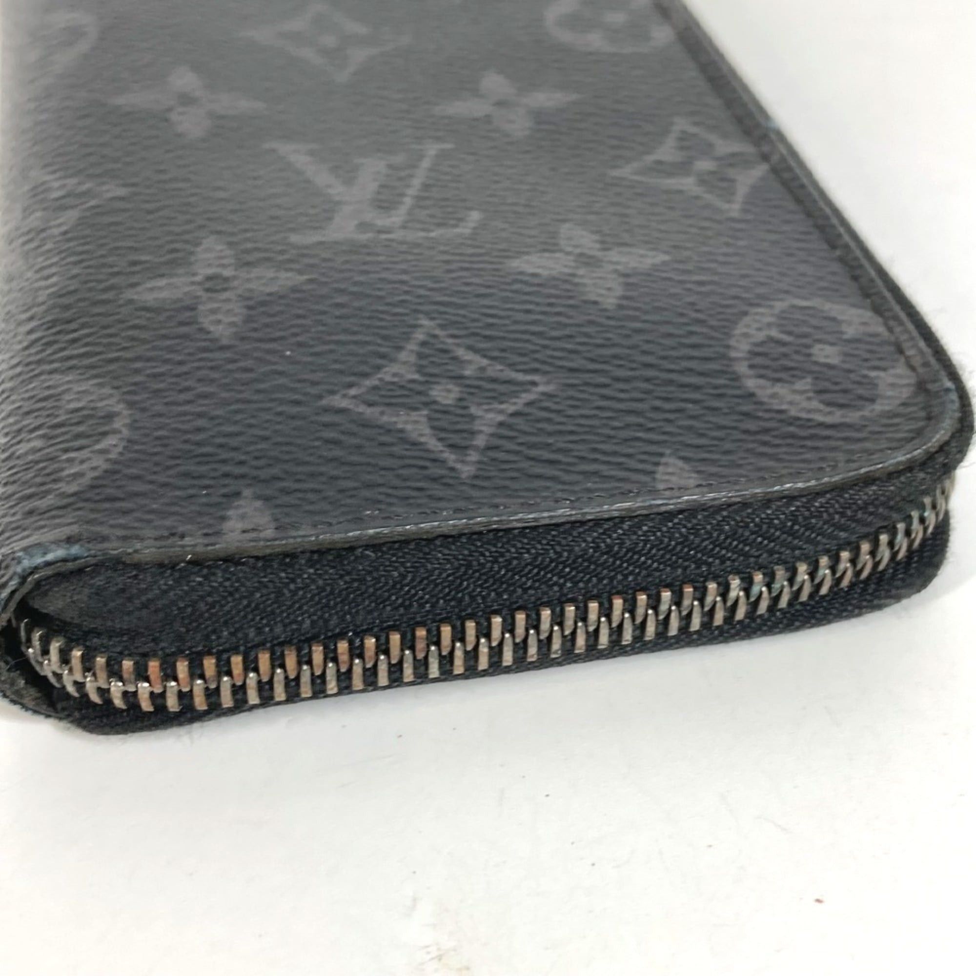 Louis Vuitton LOUIS VUITTON M62295 Monogram Eclipse Zippy Wallet Vertical Long Wallet, Round Zipper, Canvas, Men's and Women's, Black Size ONE SIZE - 3 Thumbnail