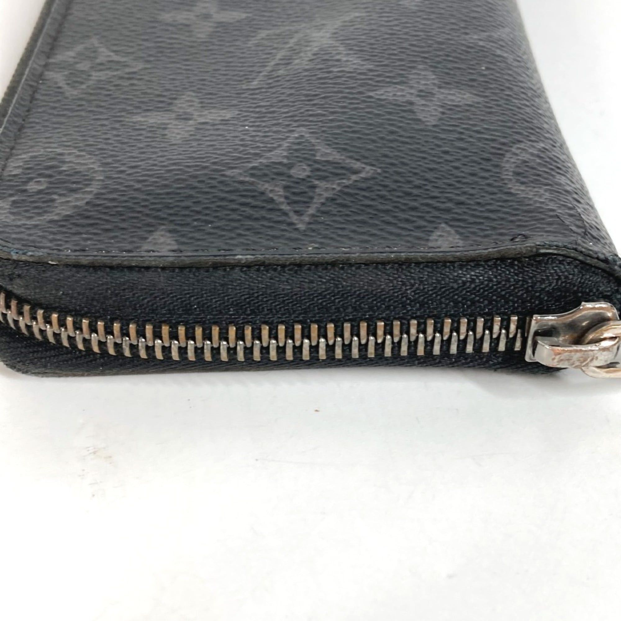 Louis Vuitton LOUIS VUITTON M62295 Monogram Eclipse Zippy Wallet Vertical Long Wallet, Round Zipper, Canvas, Men's and Women's, Black Size ONE SIZE - 6 Thumbnail