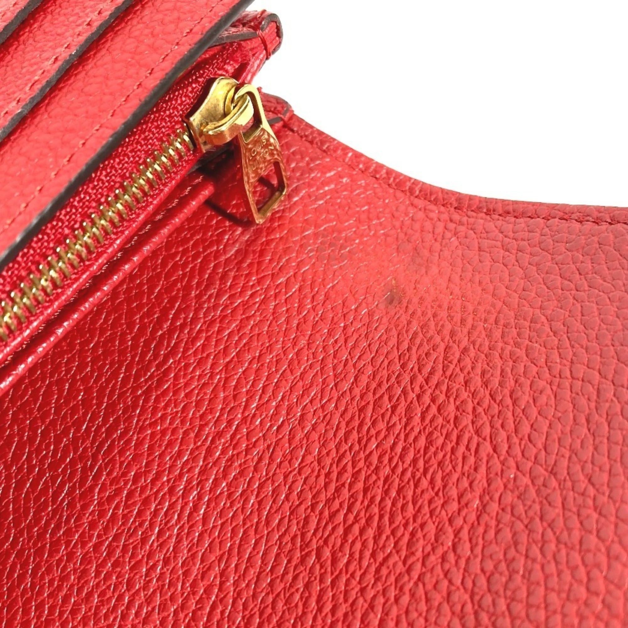 Louis Vuitton LOUIS VUITTON M61181 Monogram Empreinte Portefeuille Sarah Long Wallet Flap Leather Men's Women's Red Size ONE SIZE - 15 Thumbnail