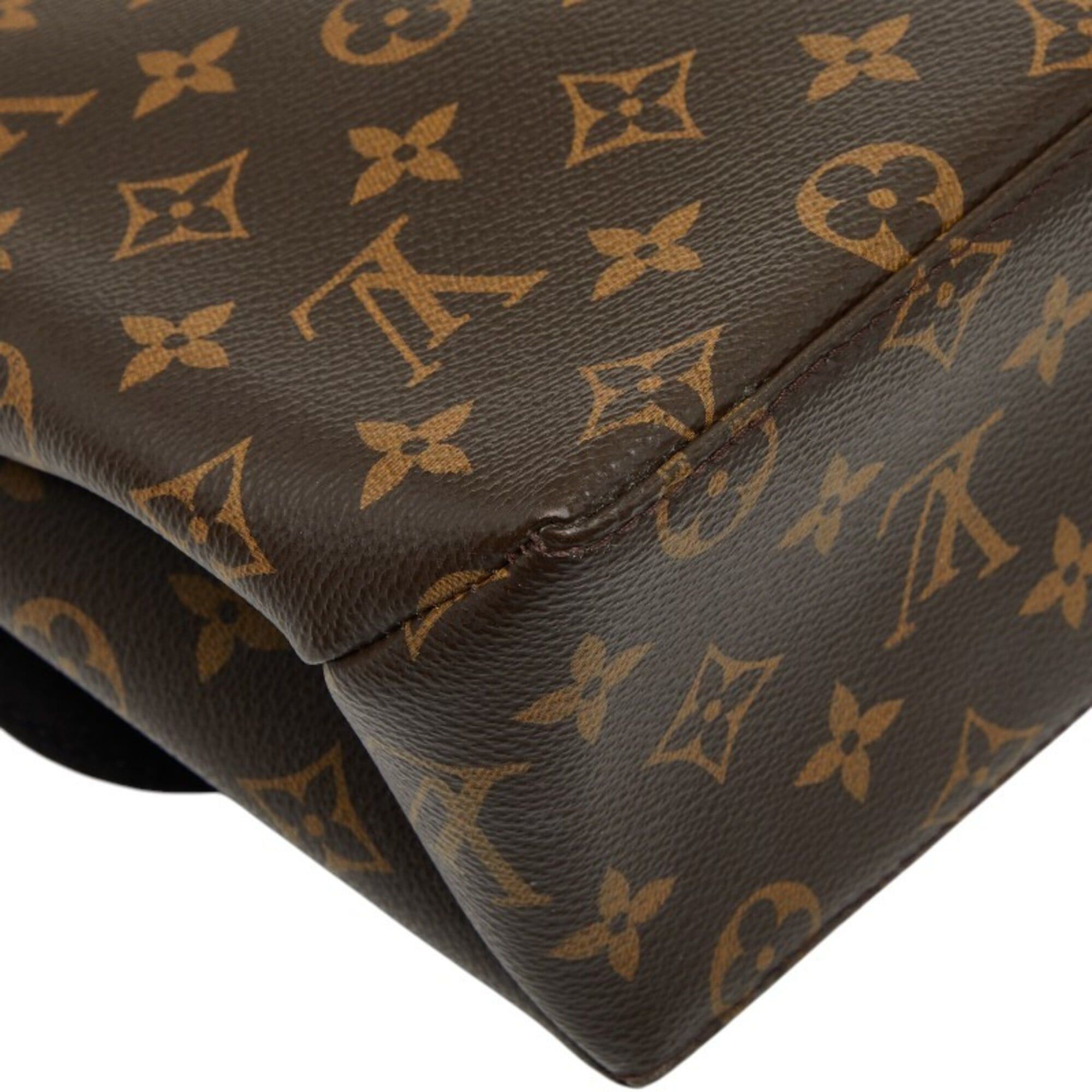 Louis Vuitton Louis Vuitton Monogram Marignan Handbag Shoulder Bag 2WAY M44259 Brown Leather Women's LOUIS VUITTON Size ONE SIZE - 7 Thumbnail