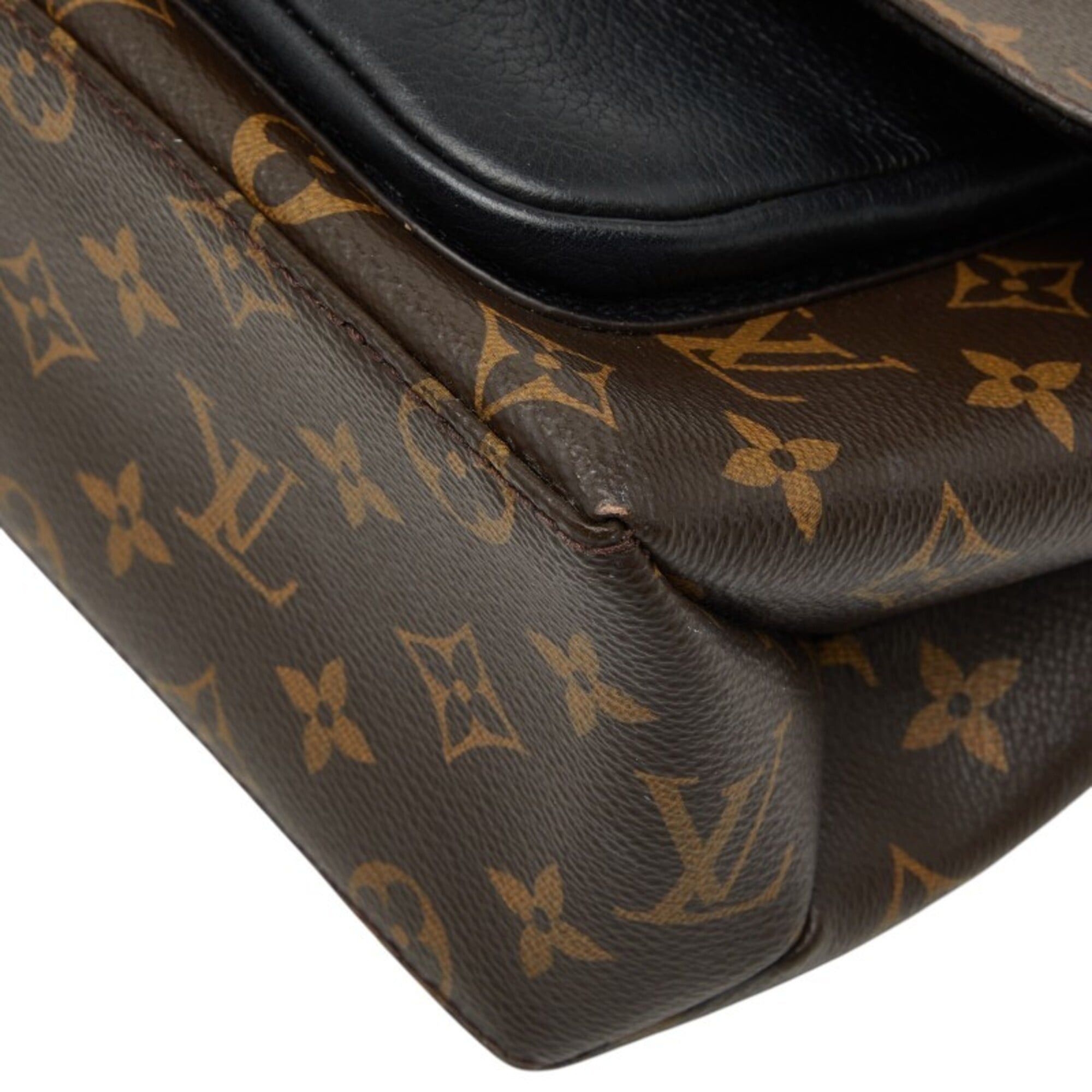 Louis Vuitton Louis Vuitton Monogram Marignan Handbag Shoulder Bag 2WAY M44259 Brown Leather Women's LOUIS VUITTON Size ONE SIZE - 4 Thumbnail