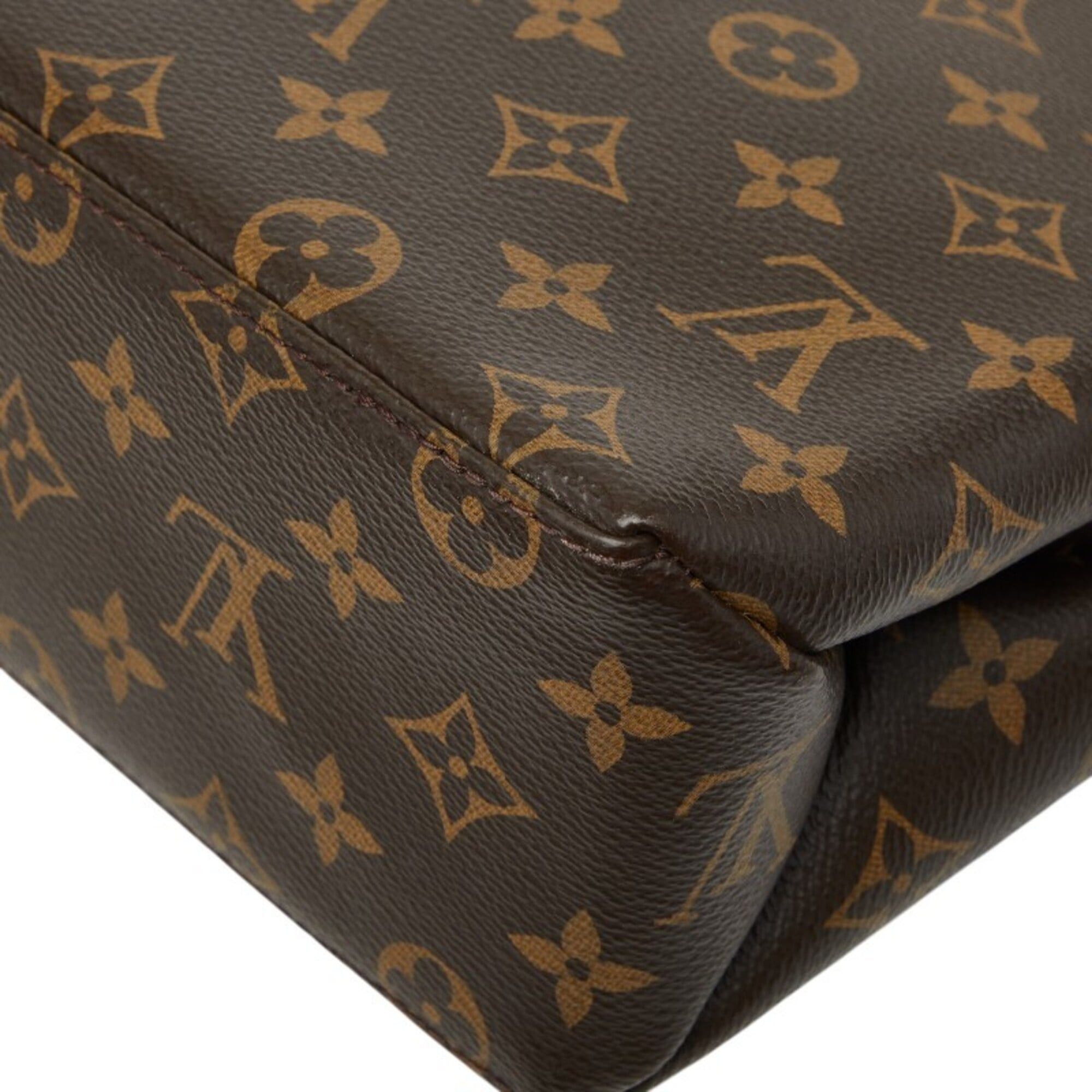 Louis Vuitton Louis Vuitton Monogram Marignan Handbag Shoulder Bag 2WAY M44259 Brown Leather Women's LOUIS VUITTON Size ONE SIZE - 6 Thumbnail