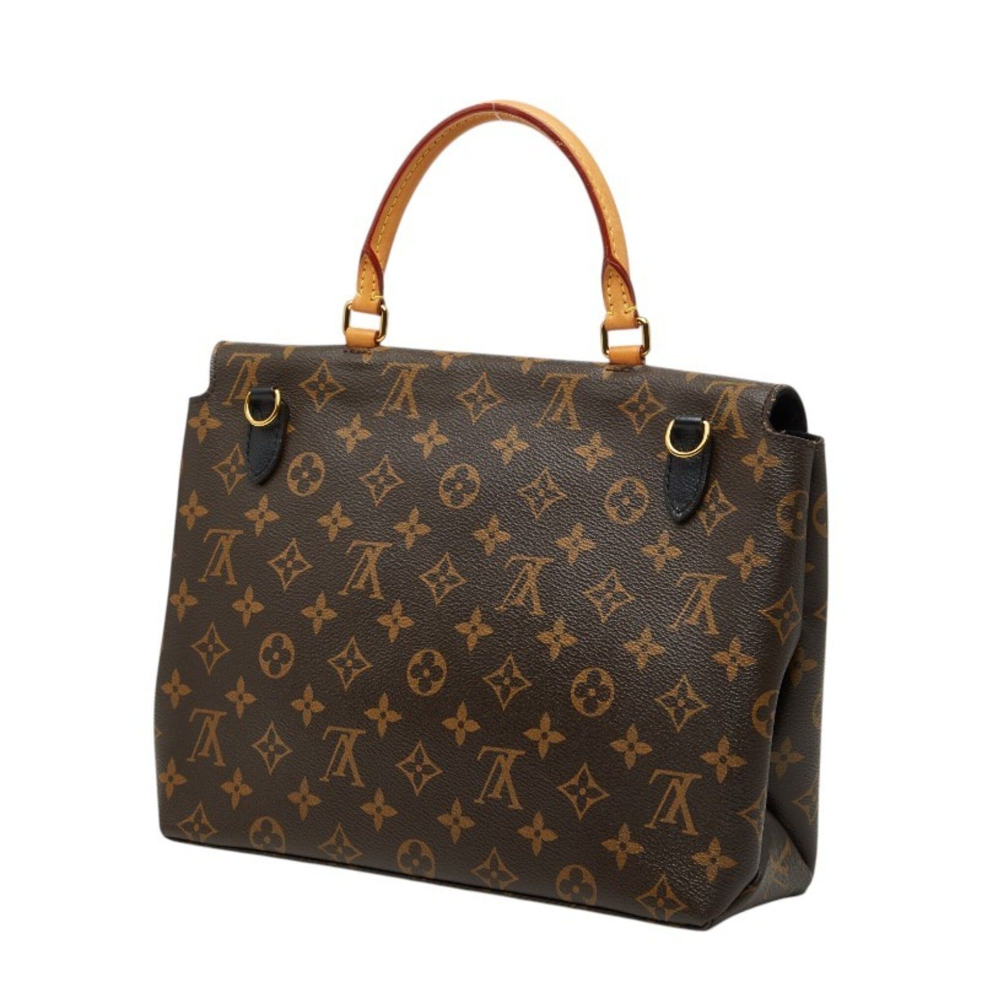 Louis Vuitton Louis Vuitton Monogram Marignan Handbag Shoulder Bag 2WAY M44259 Brown Leather Women's LOUIS VUITTON Size ONE SIZE - 2 Thumbnail