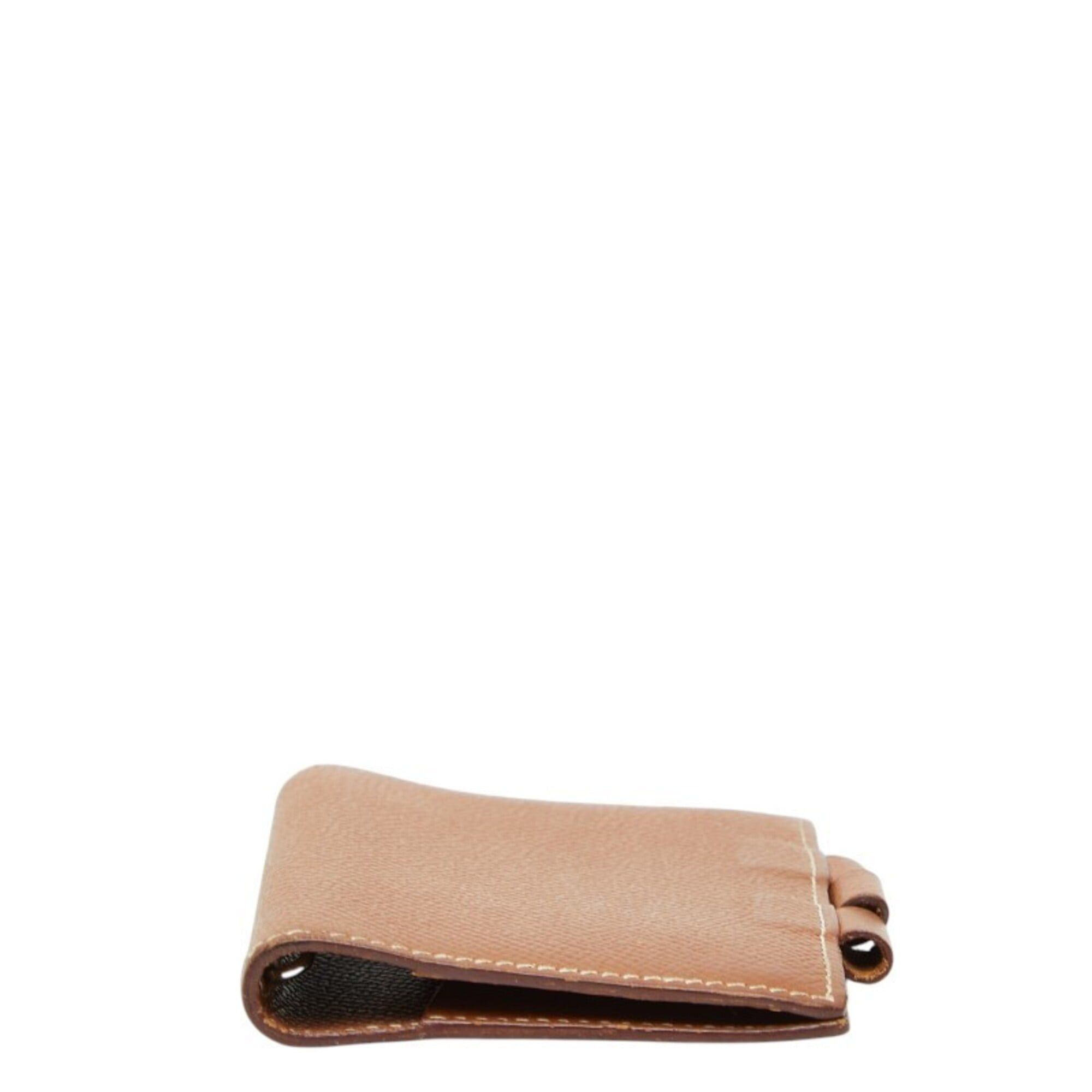 Hermes Hermes Agenda Mini Notebook Cover, Brown Courchevel Leather, Women's Size ONE SIZE - 4 Thumbnail