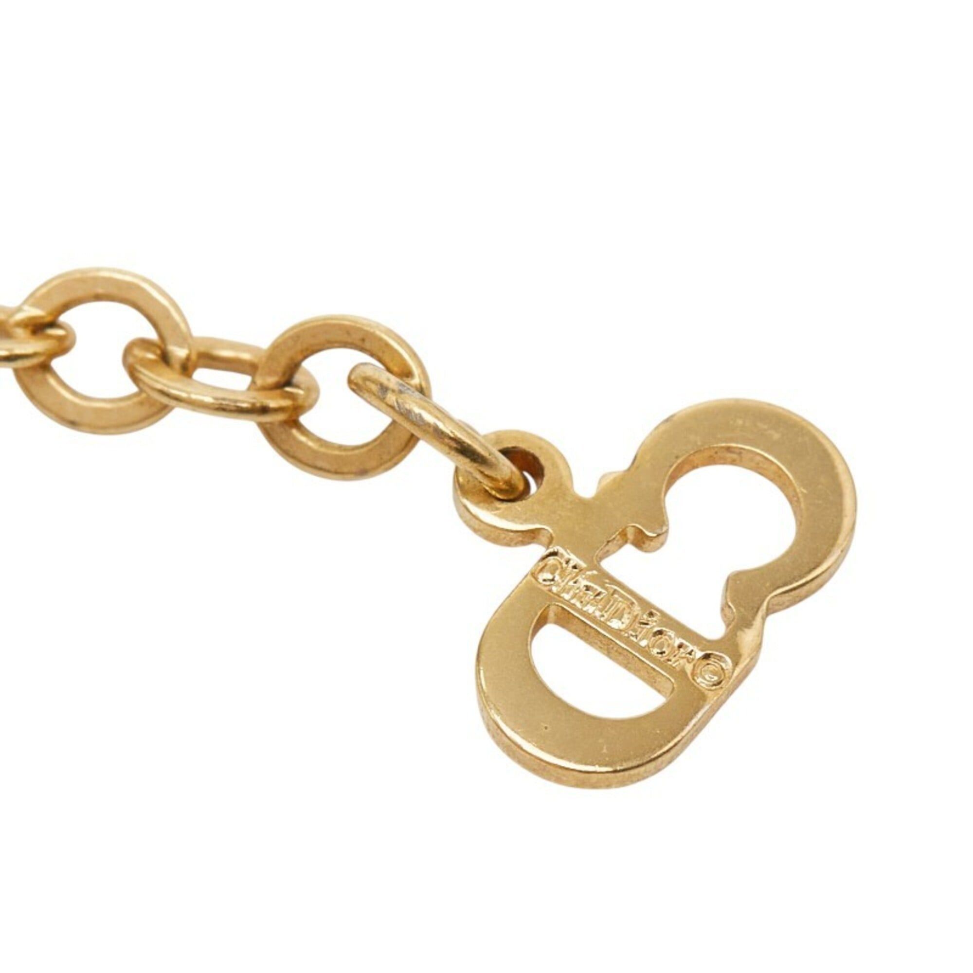 Dior Christian Dior Dior CD Logo Pendant Necklace, Gold Plated, Women's Size ONE SIZE - 6 Thumbnail