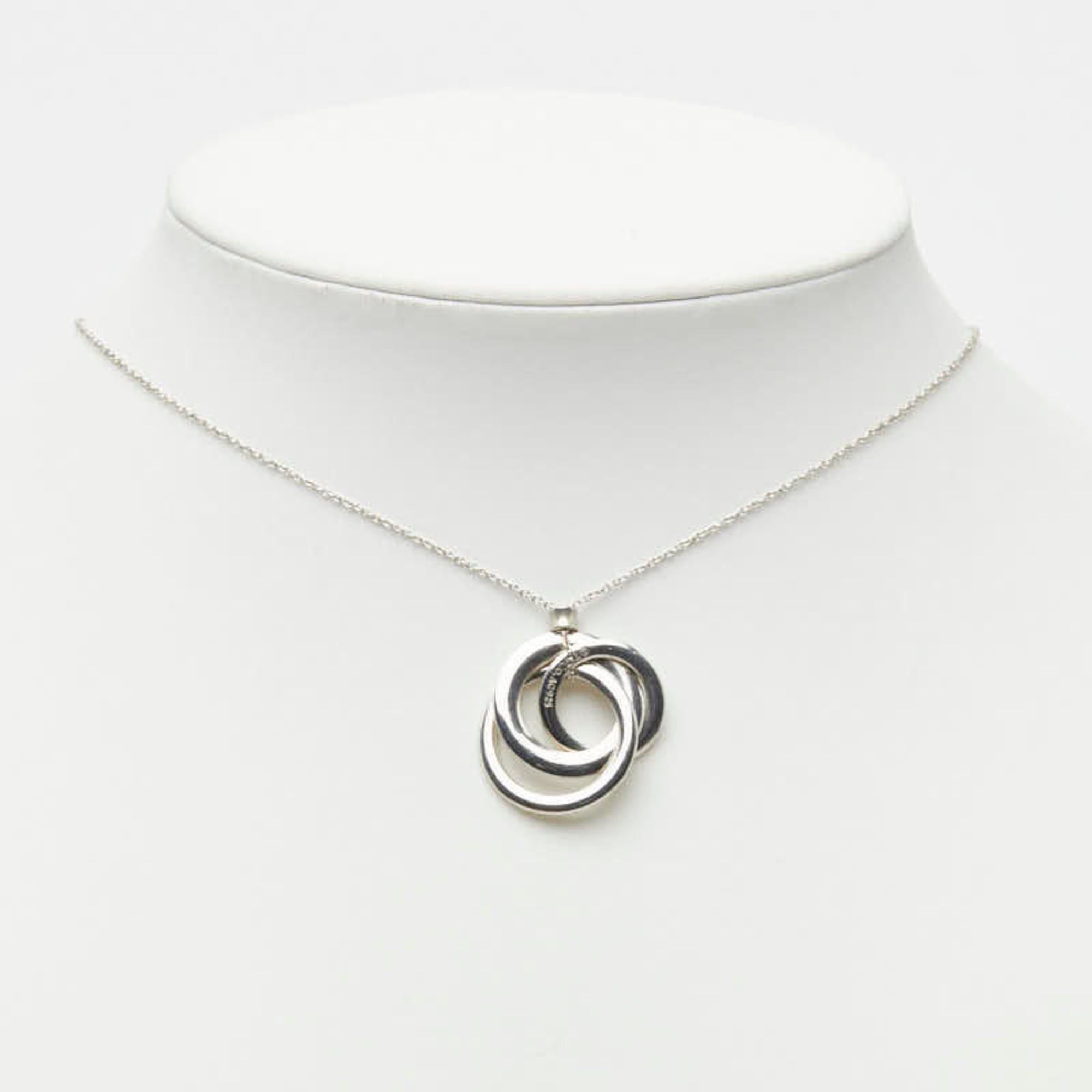 Tiffany & Co. Tiffany & Co. Interlocking Circle Small Necklace, SV925 Silver, Women's. Size ONE SIZE - 7 Thumbnail