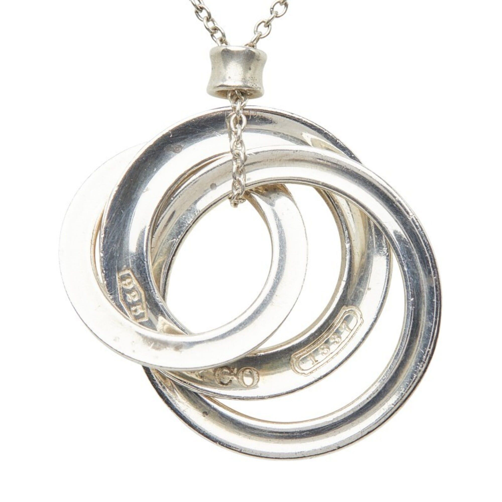 Tiffany & Co. Tiffany & Co. Interlocking Circle Small Necklace, SV925 Silver, Women's. Size ONE SIZE - 3 Thumbnail