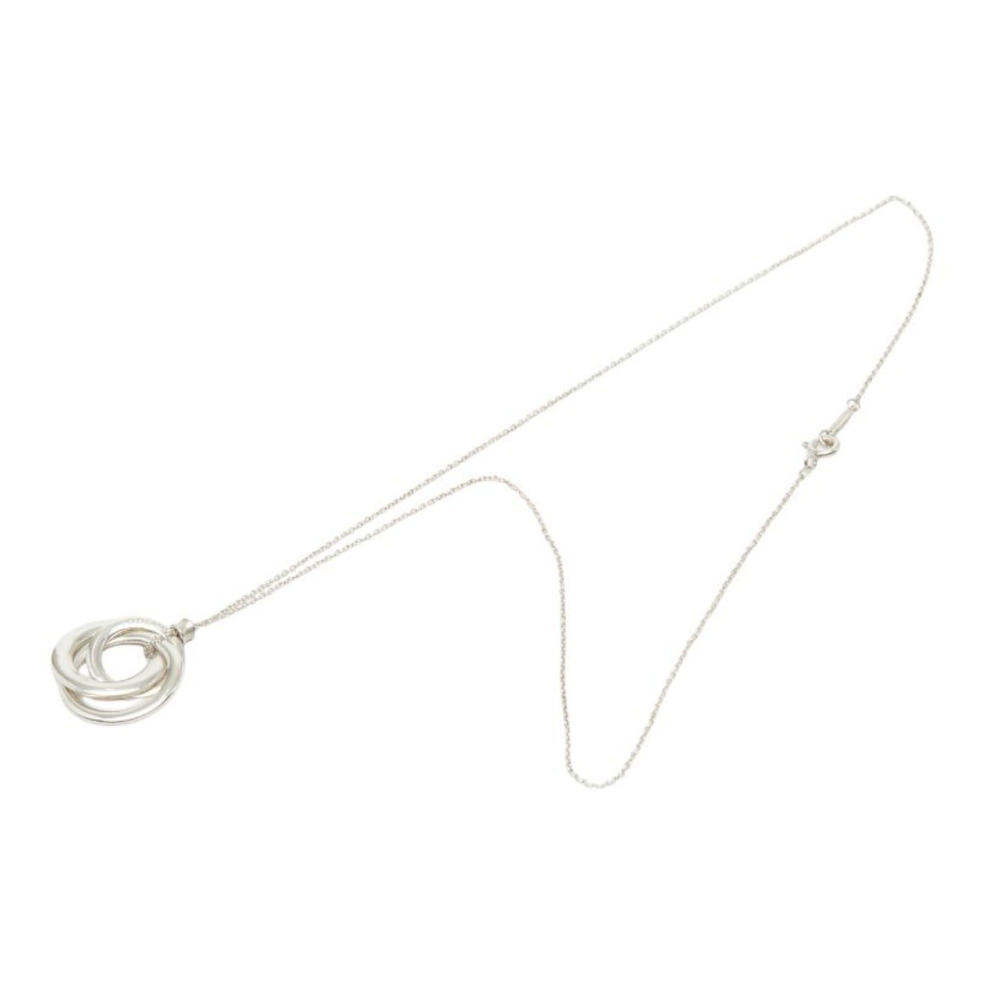 Tiffany & Co. Tiffany & Co. Interlocking Circle Small Necklace, SV925 Silver, Women's. Size ONE SIZE - 4 Thumbnail