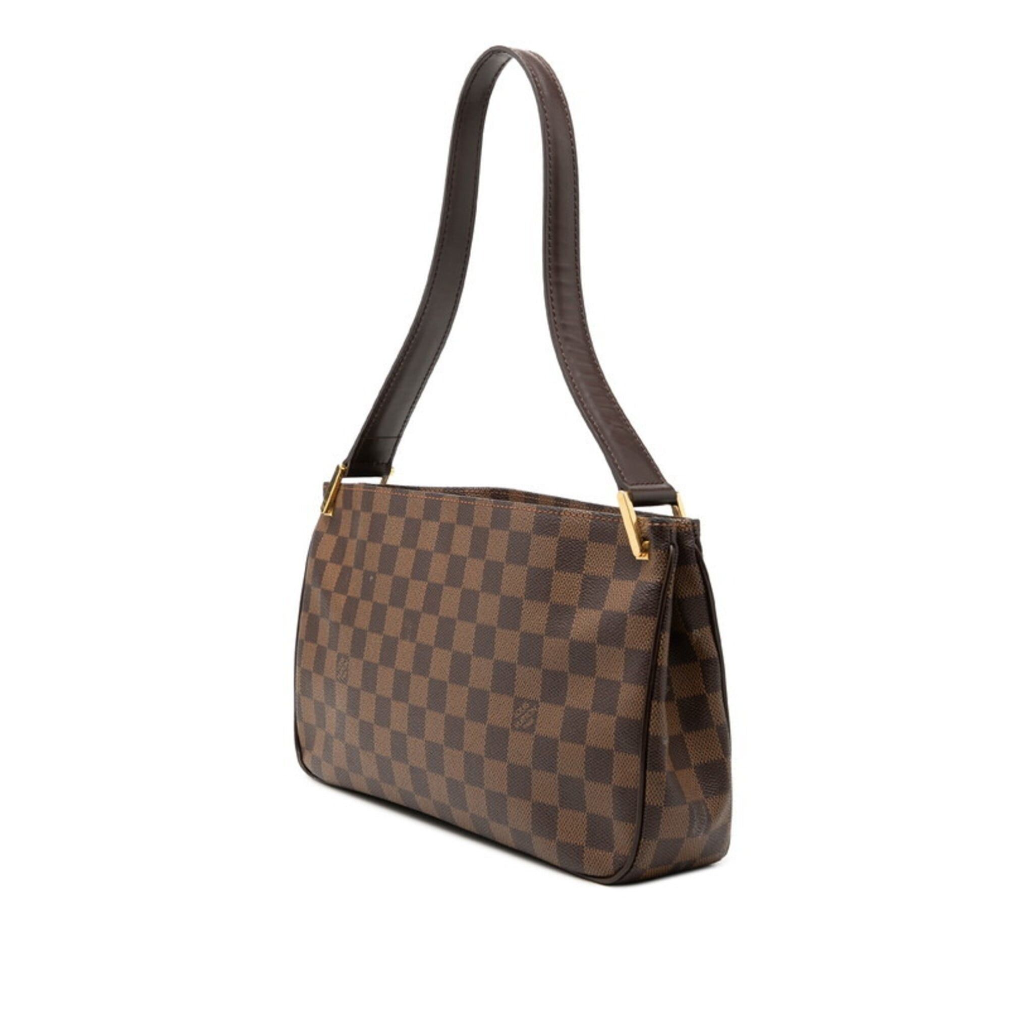 Louis Vuitton Louis Vuitton Damier Aubagne One-Shoulder Bag N51129 Brown Leather Women's LOUIS VUITTON Size ONE SIZE - 2 Thumbnail
