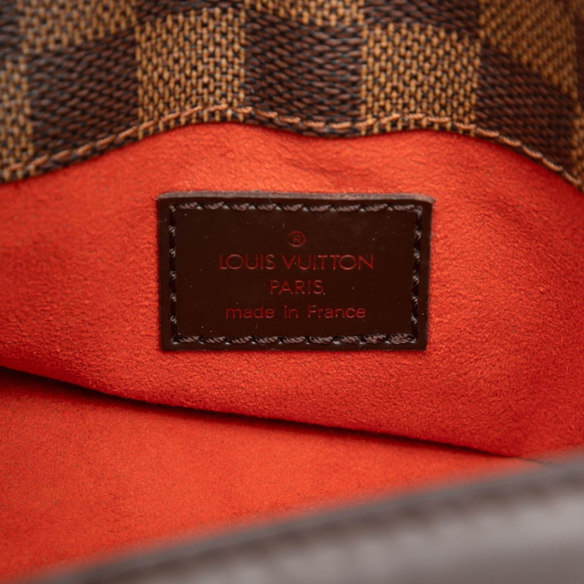 Louis Vuitton Louis Vuitton Damier Aubagne One-Shoulder Bag N51129 Brown Leather Women's LOUIS VUITTON Size ONE SIZE - 6 Thumbnail