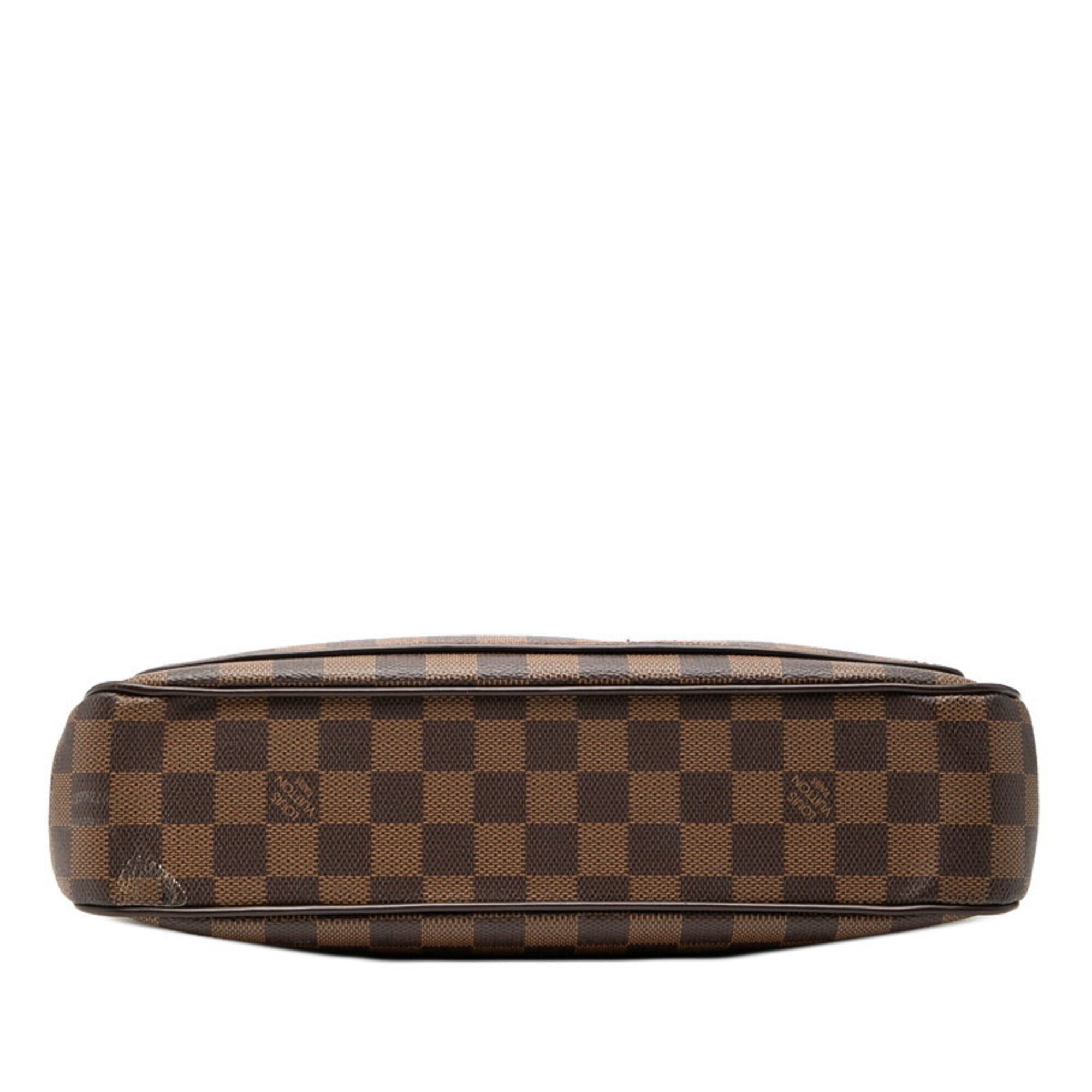 Louis Vuitton Louis Vuitton Damier Aubagne One-Shoulder Bag N51129 Brown Leather Women's LOUIS VUITTON Size ONE SIZE - 3 Thumbnail