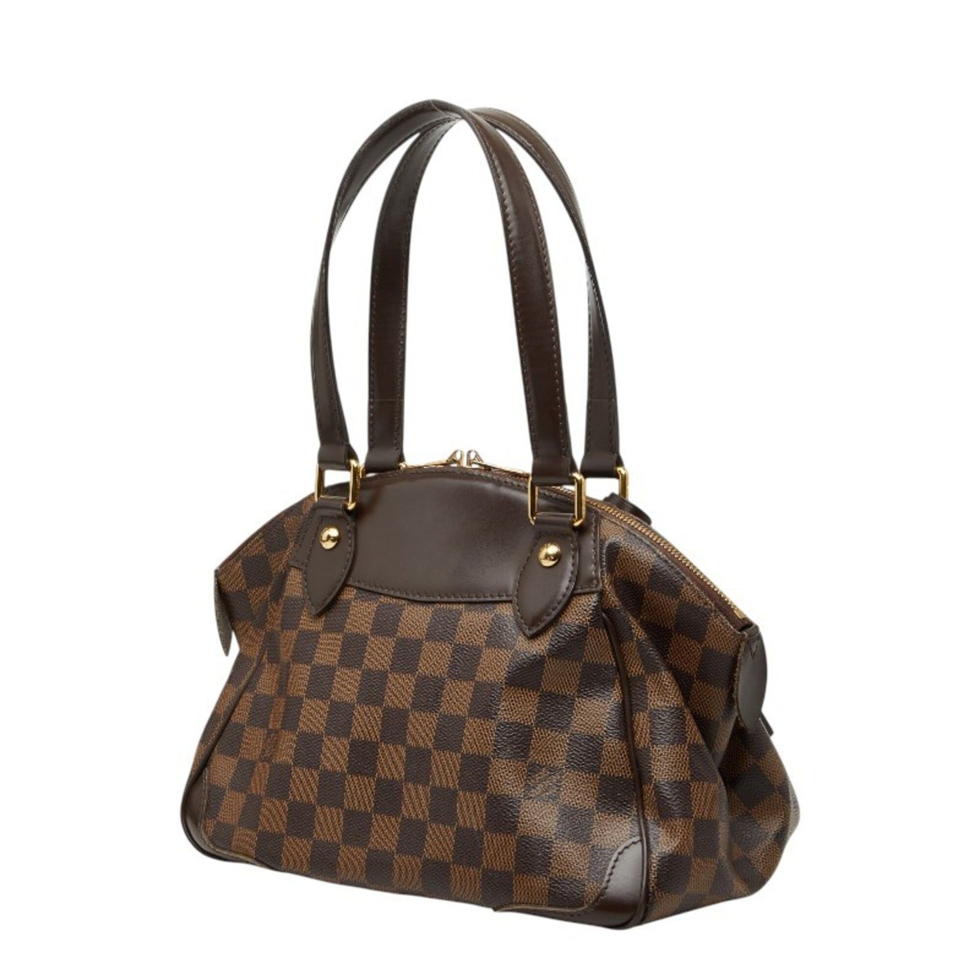 Louis Vuitton Louis Vuitton Damier Verona PM Handbag N41117 Brown Leather Women's LOUIS VUITTON Size ONE SIZE - 2 Thumbnail