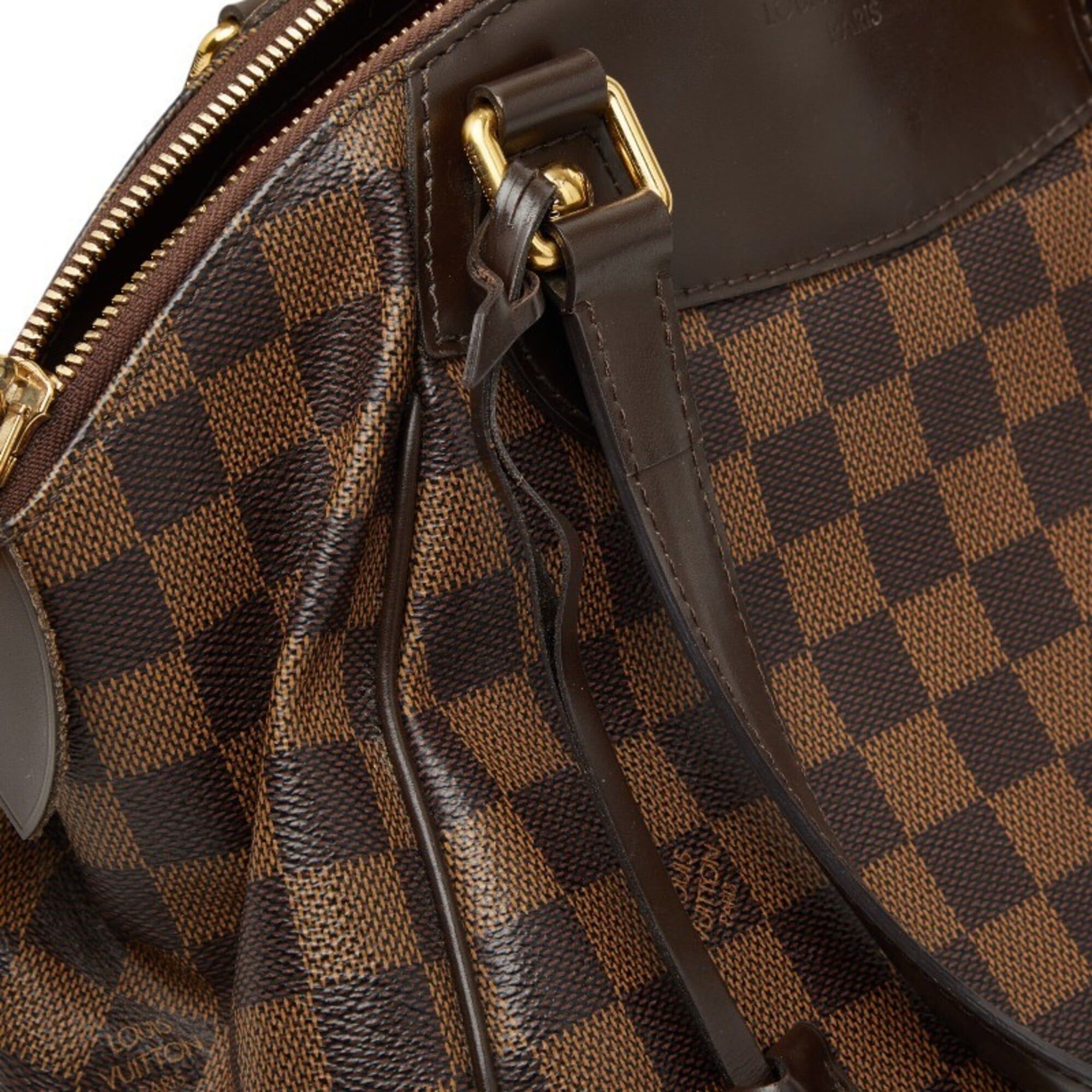 Louis Vuitton Louis Vuitton Damier Verona PM Handbag N41117 Brown Leather Women's LOUIS VUITTON Size ONE SIZE - 8 Thumbnail