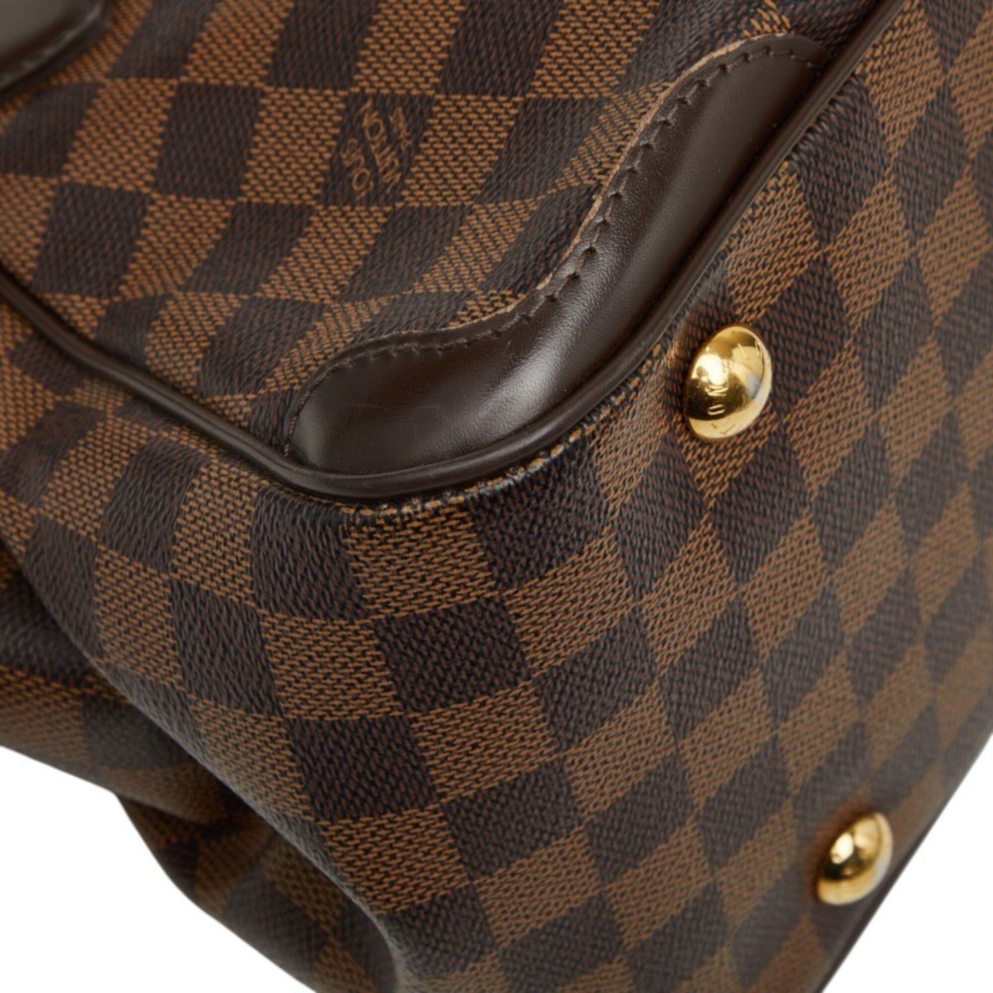 Louis Vuitton Louis Vuitton Damier Verona PM Handbag N41117 Brown Leather Women's LOUIS VUITTON Size ONE SIZE - 6 Thumbnail