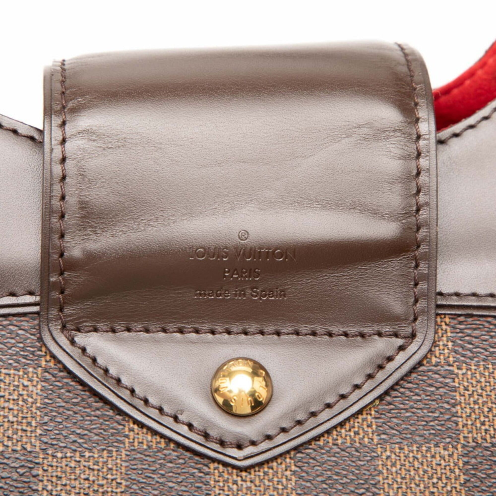 Louis Vuitton Louis Vuitton Damier Sistina GM Tote Bag Shoulder N41540 Brown Leather Women's LOUIS VUITTON Size ONE SIZE - 7 Thumbnail