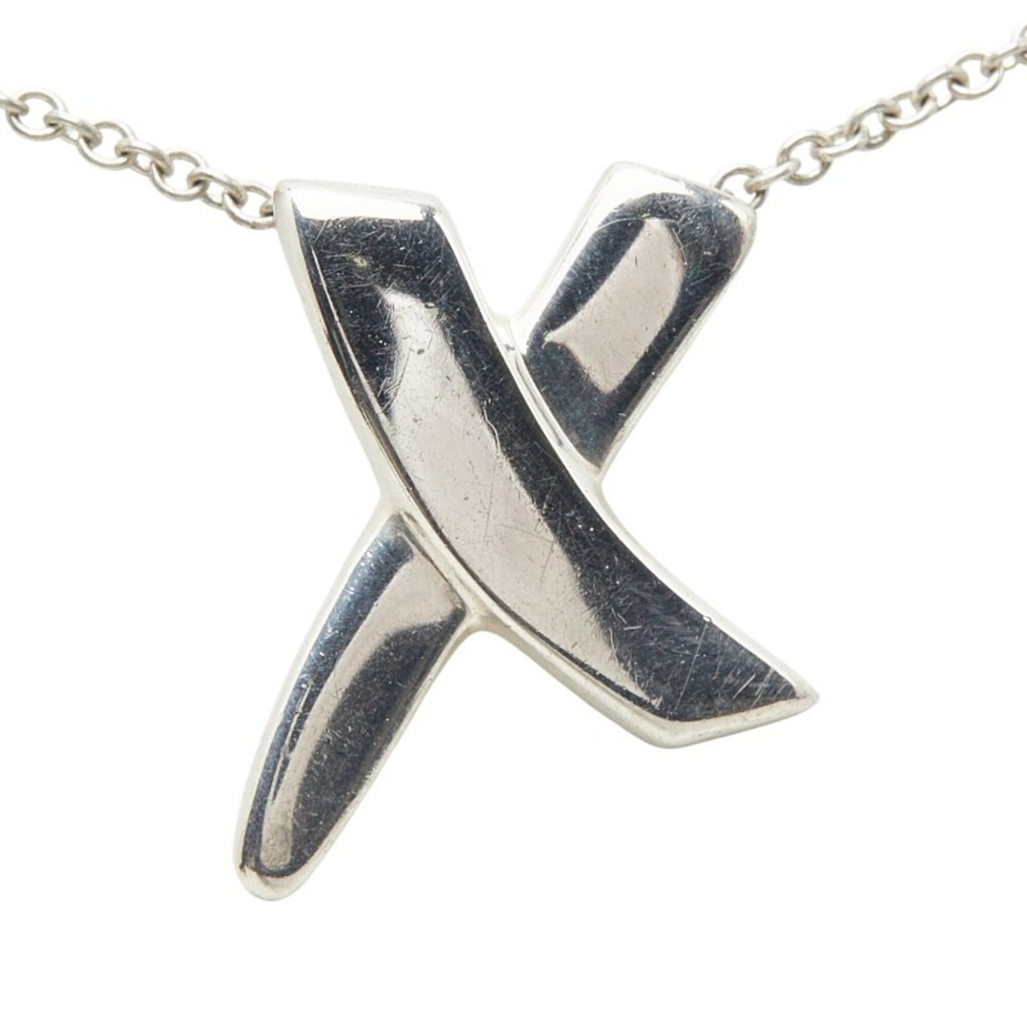 Tiffany & Co. Tiffany & Co. Elsa Peretti Kiss Necklace, SV925 Silver, Women's. Size ONE SIZE - 2 Thumbnail
