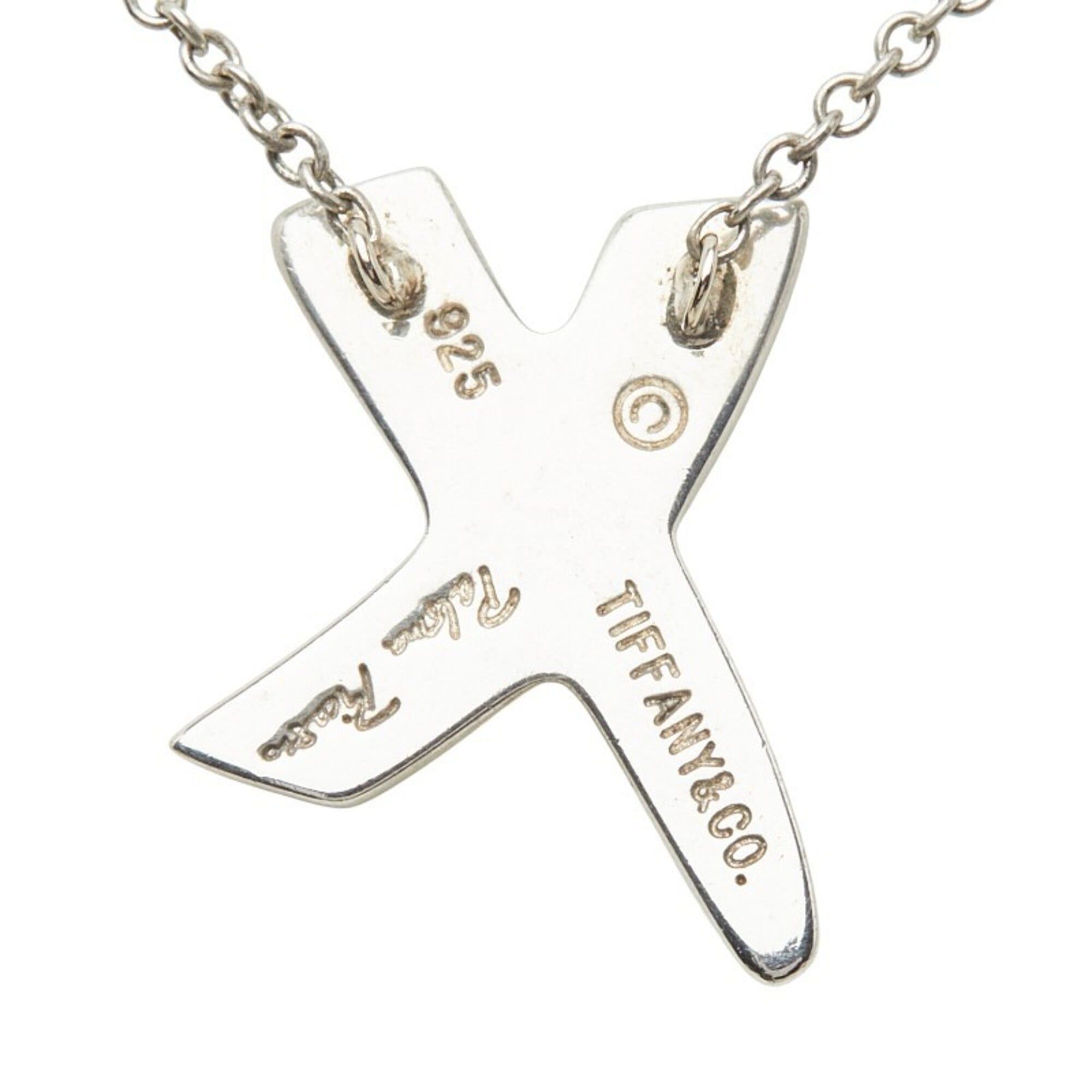 Tiffany & Co. Tiffany & Co. Elsa Peretti Kiss Necklace, SV925 Silver, Women's. Size ONE SIZE - 3 Thumbnail