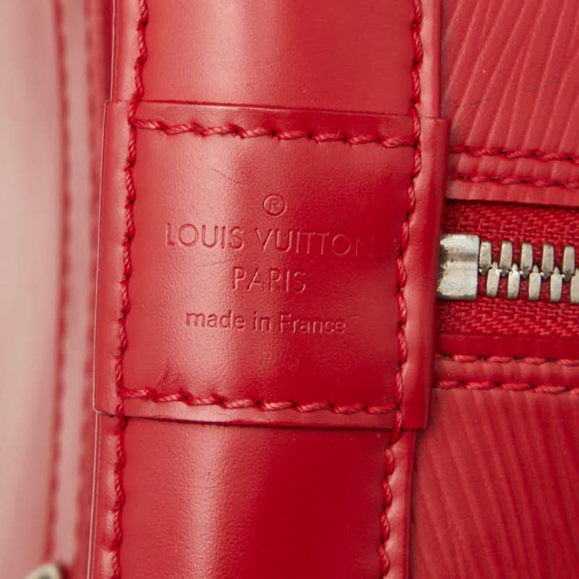 Louis Vuitton Louis Vuitton Epi Alma GM Handbag M4032E Carmine Red Leather Women's LOUIS VUITTON Size ONE SIZE - 10 Thumbnail