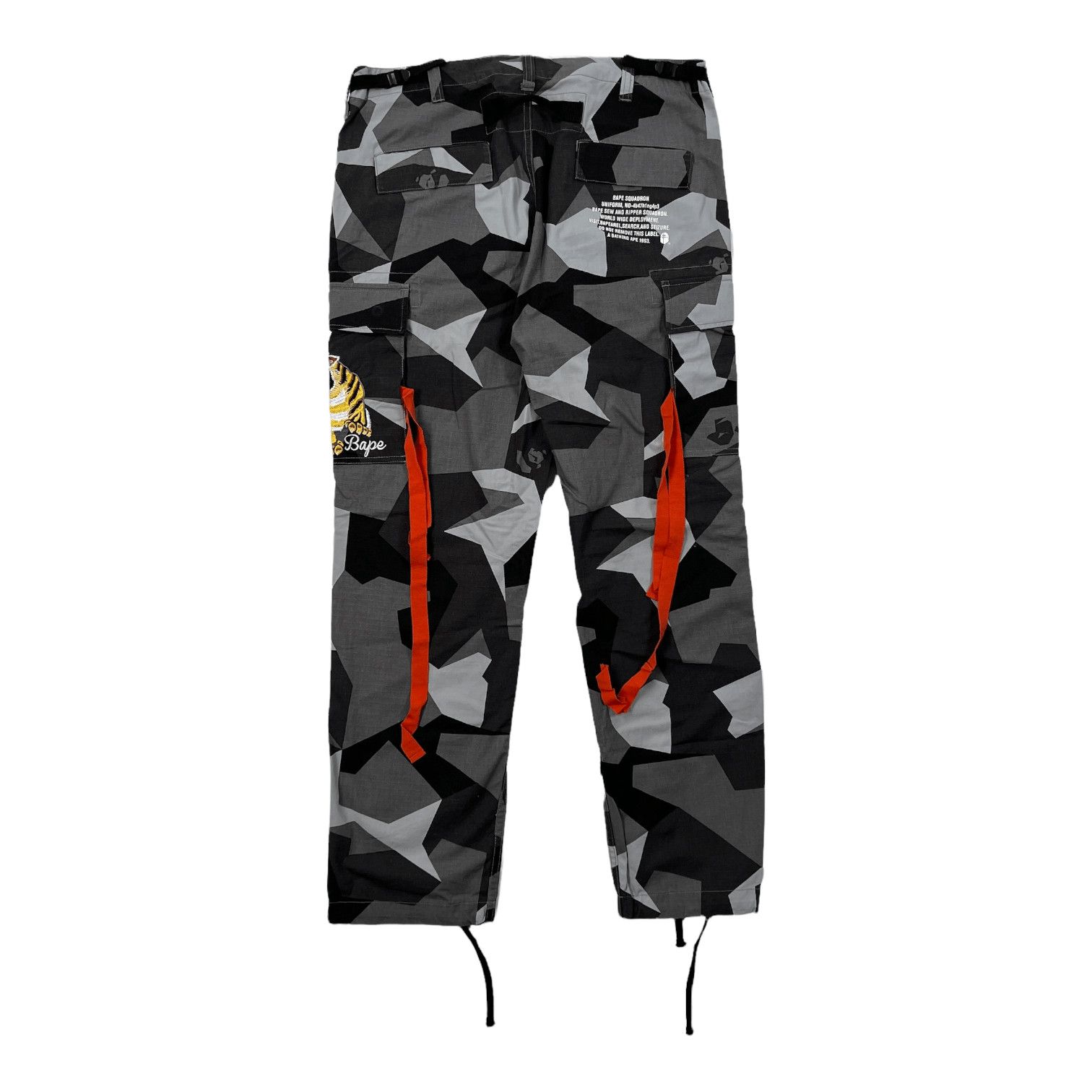 Bape Bape Side Tiger Cargo Pants Grey Camo Size US 36 / EU 52 - 2 Thumbnail