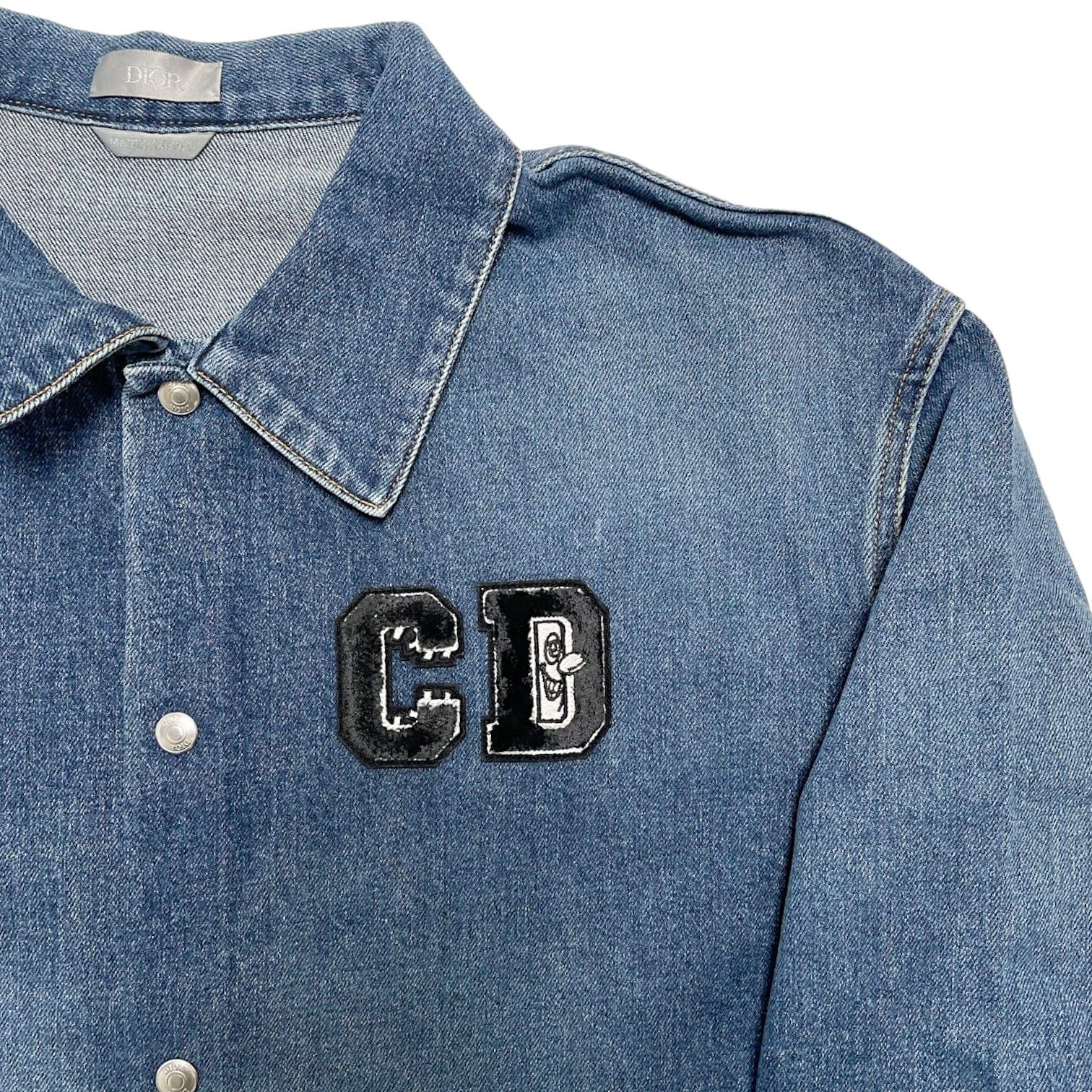 Dior Dior x Kenny Scharf Denim Overshirt Jacket Blue Size US XL / EU 56 / 4 - 3 Thumbnail