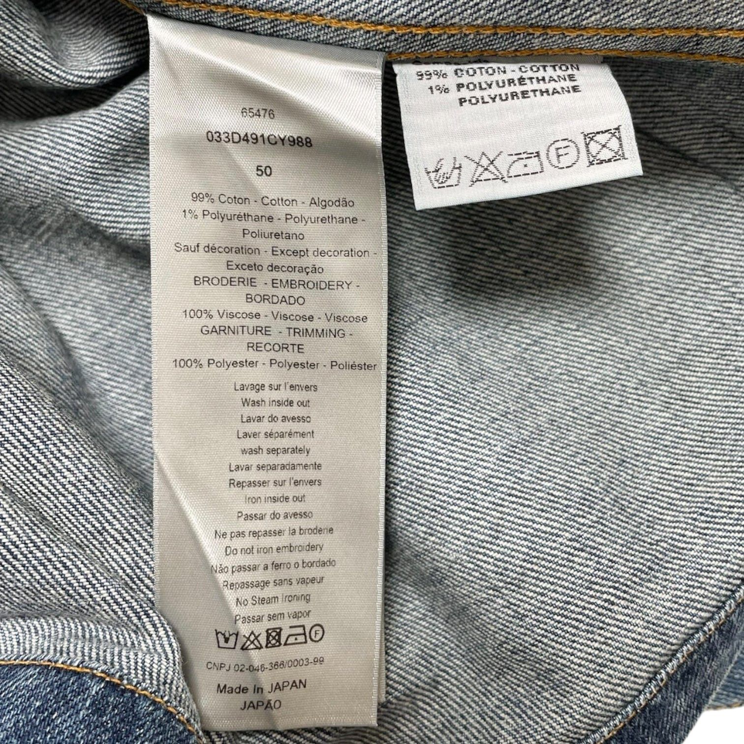 Dior Dior x Kenny Scharf Denim Overshirt Jacket Blue Size US XL / EU 56 / 4 - 6 Thumbnail