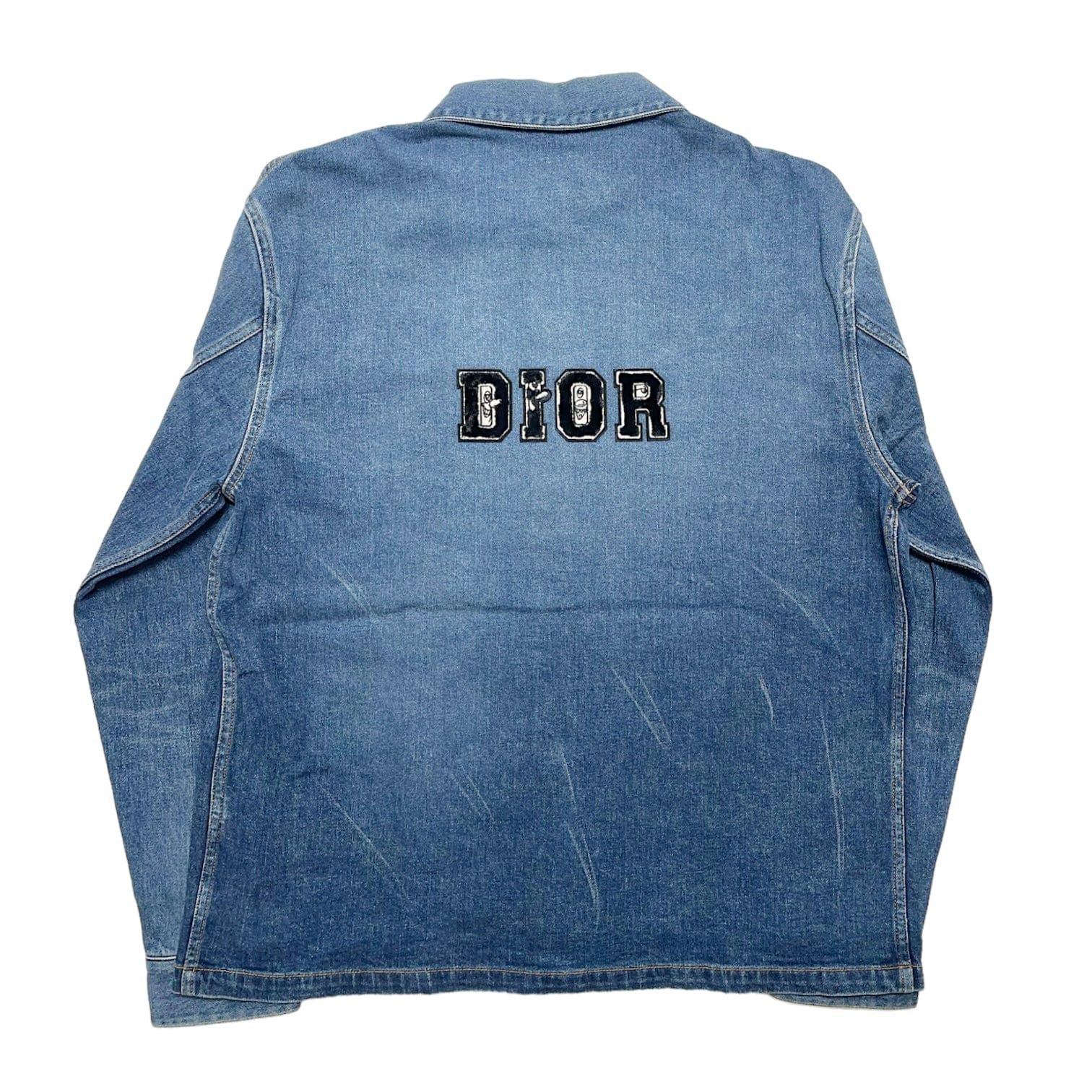 Dior Dior x Kenny Scharf Denim Overshirt Jacket Blue Size US XL / EU 56 / 4 - 2 Thumbnail