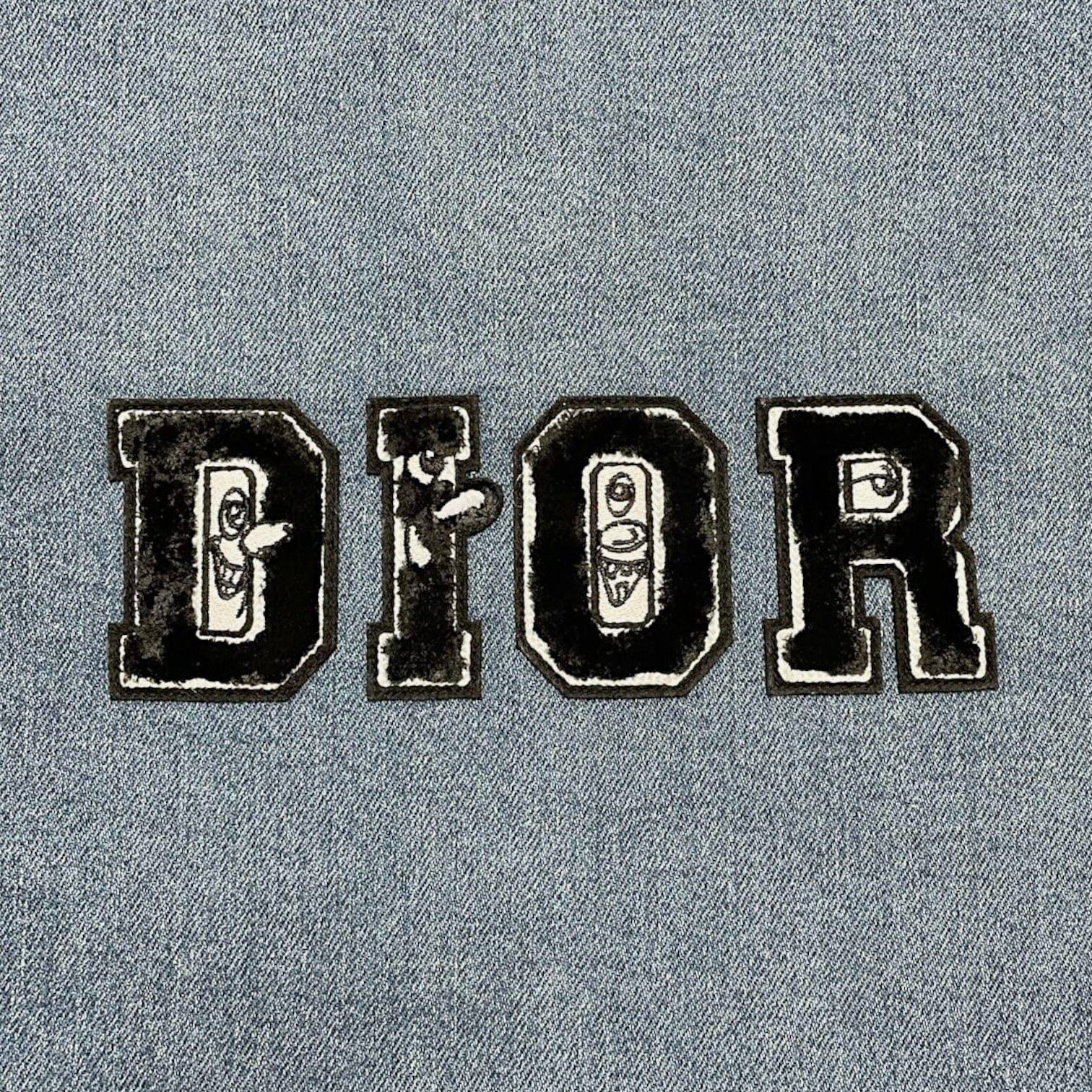 Dior Dior x Kenny Scharf Denim Overshirt Jacket Blue Size US XL / EU 56 / 4 - 4 Thumbnail