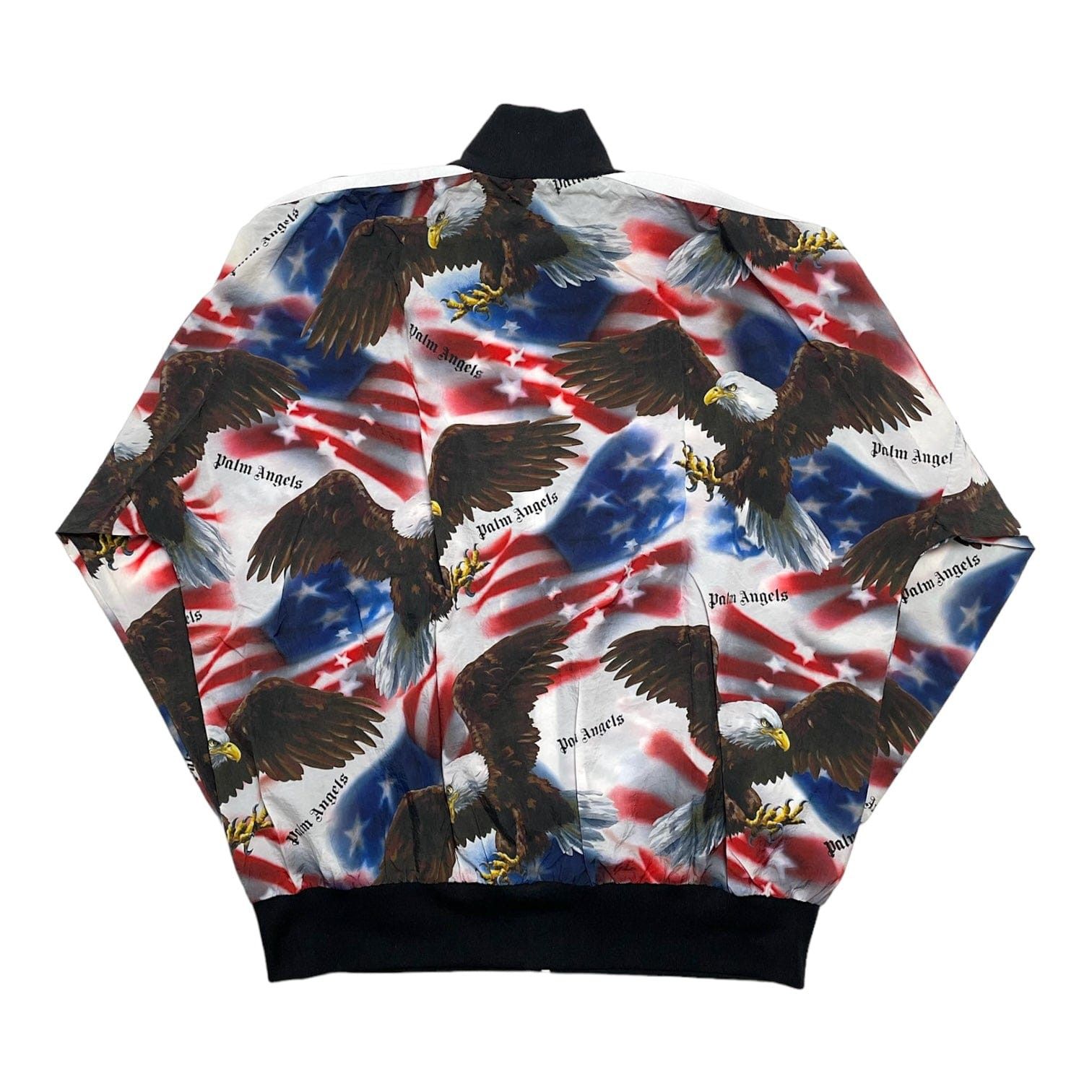 Palm Angels American Eagles Loose Fit Track Jacket White Size US L / EU 52-54 / 3 - 2 Thumbnail