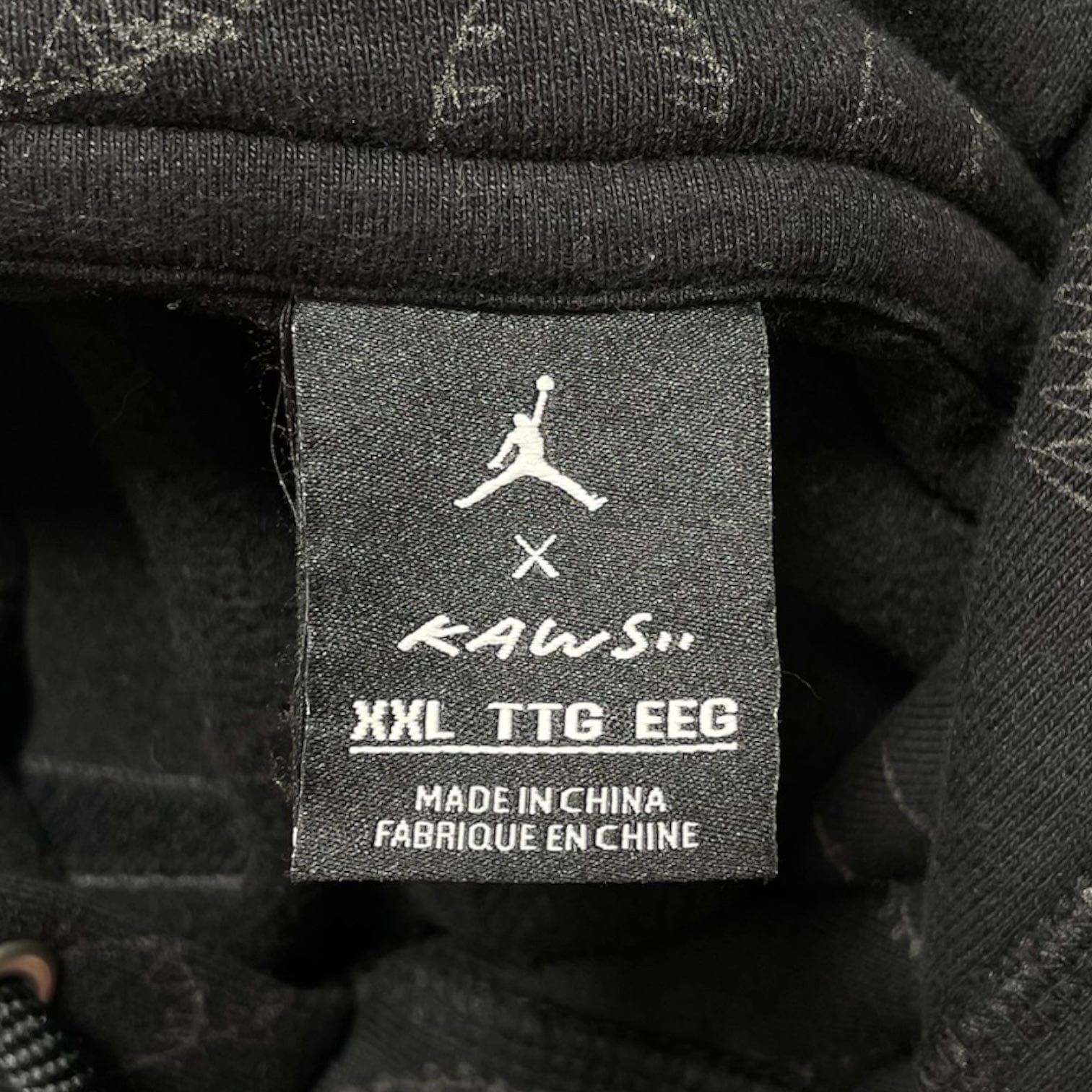 Nike KAWS x Hooded Sweatshirt Black Size US XXL / EU 58 / 5 - 4 Thumbnail