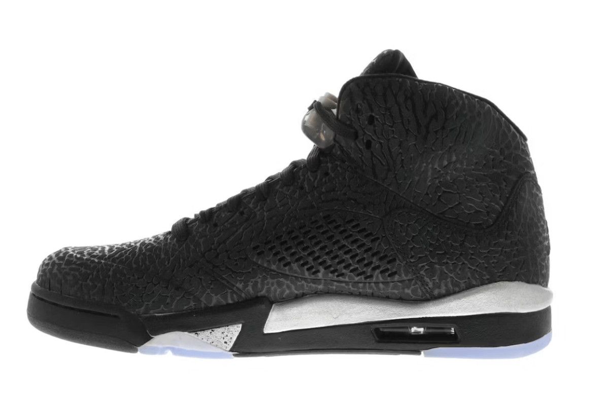 Nike 5 Retro 3Lab5 Black Silver Size US 9.5 / EU 42-43 - 2 Thumbnail