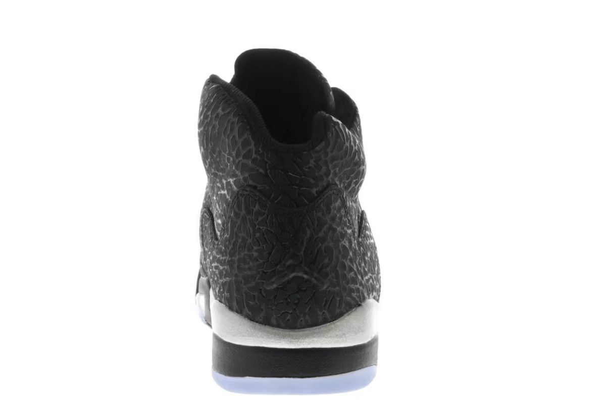Nike 5 Retro 3Lab5 Black Silver Size US 9.5 / EU 42-43 - 4 Thumbnail