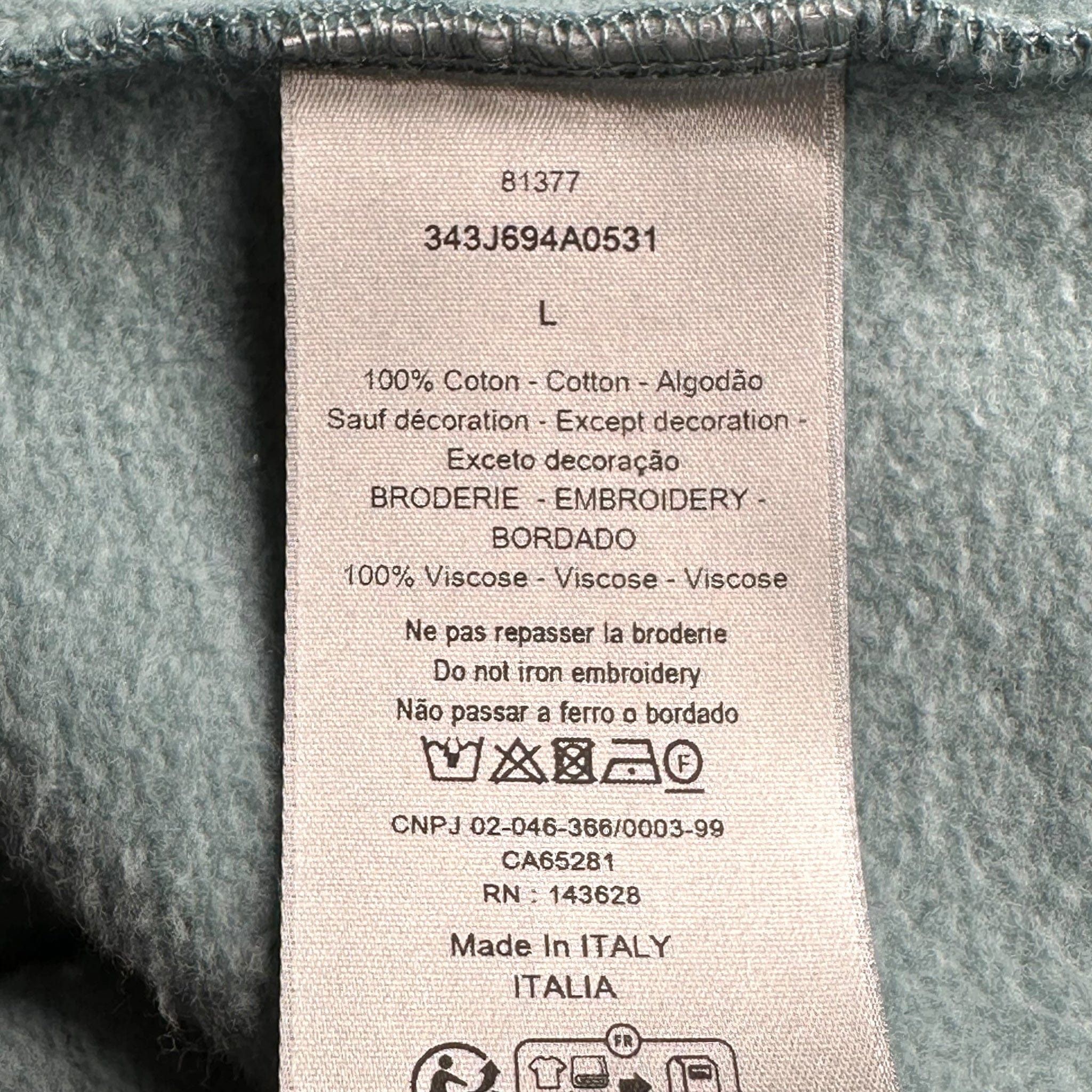 Dior Dior Couture Crewneck Sweatshirt Blue Size US L / EU 52-54 / 3 - 5 Thumbnail