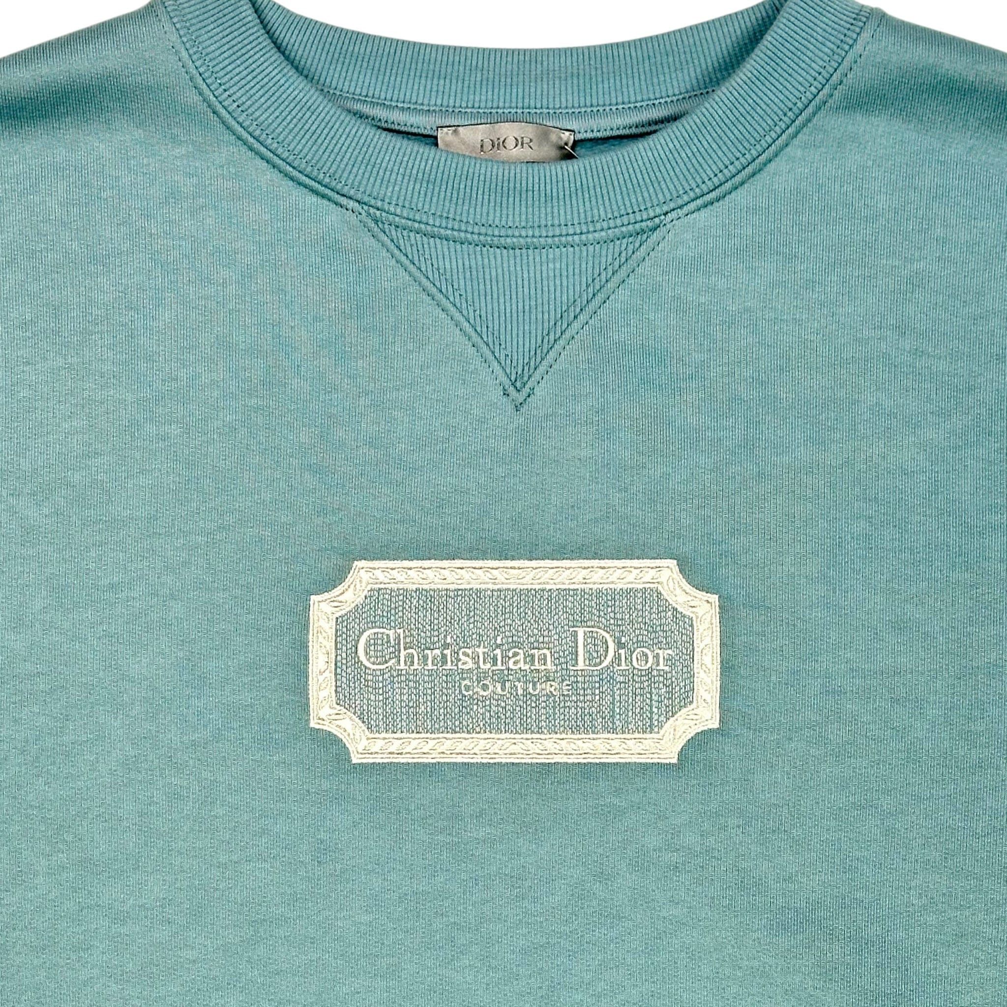 Dior Dior Couture Crewneck Sweatshirt Blue Size US L / EU 52-54 / 3 - 3 Thumbnail