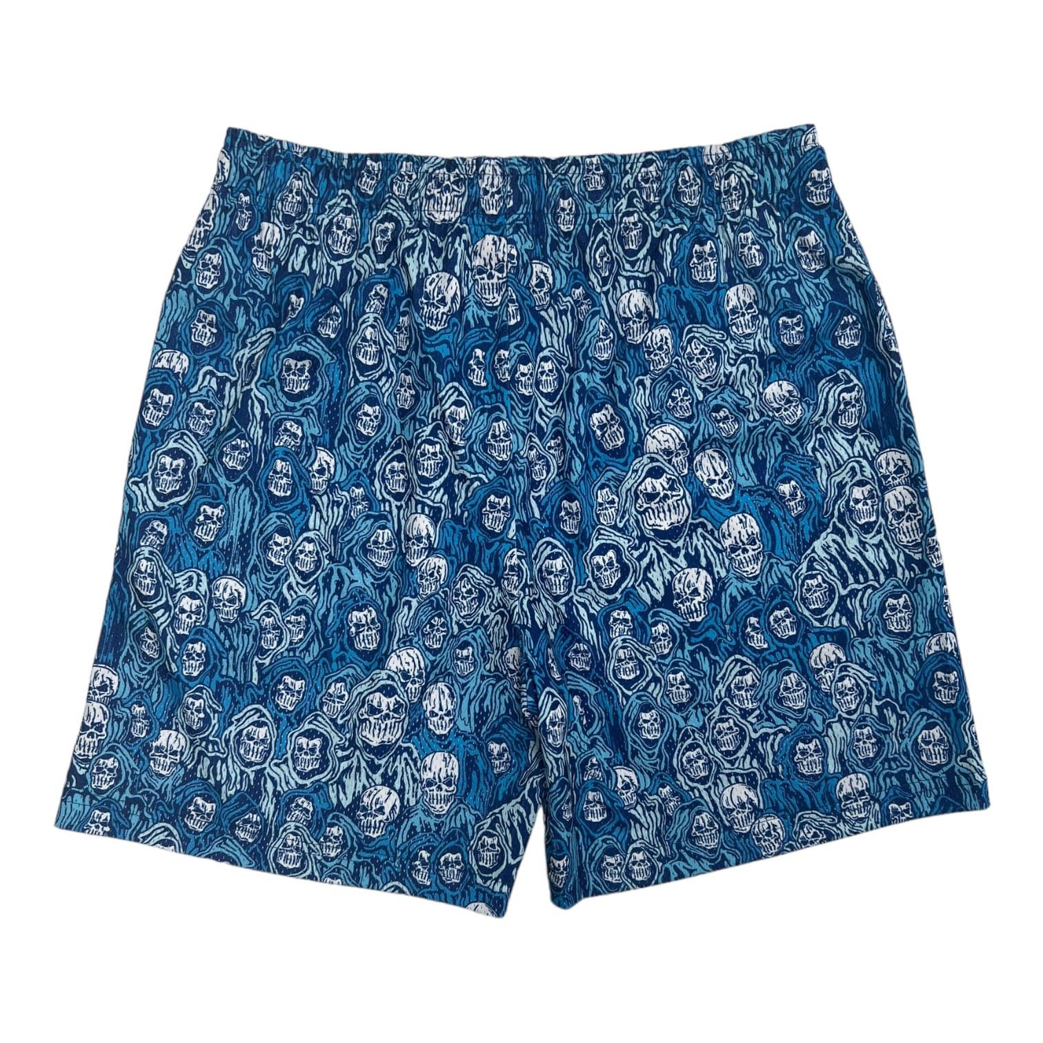 Warren Lotas Reaper Camo Mesh Shorts Blue Size US 33 - 2 Thumbnail