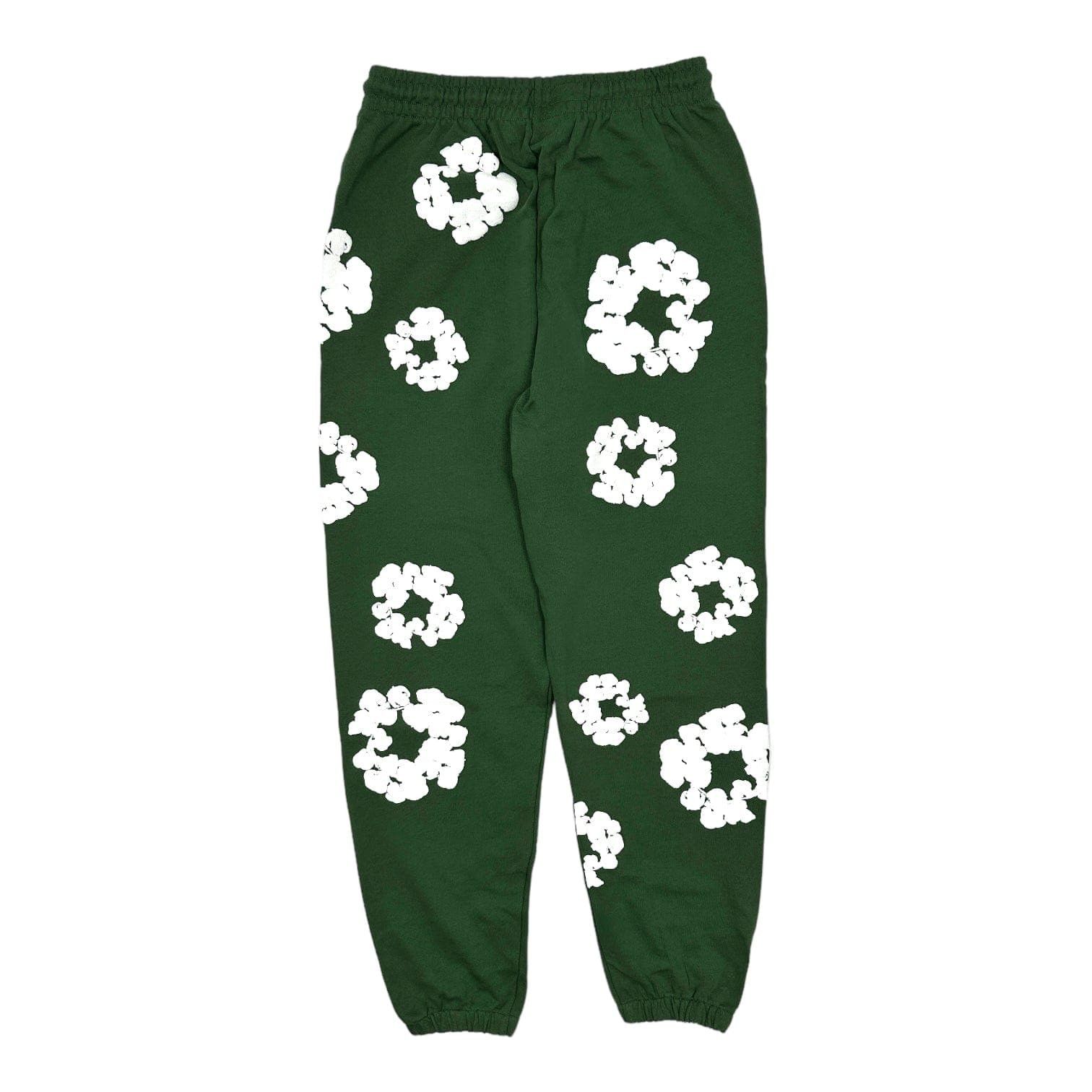 DENIM TEARS The Cotton Wreath Sweatpants Green Size US 36 / EU 52 - 2 Thumbnail
