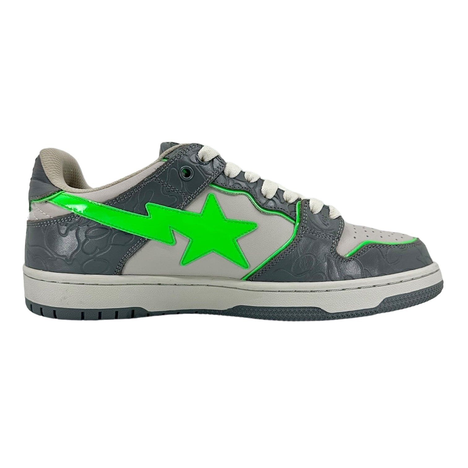 Bape Bape SK8 Sta Grey Green Size US 9 / EU 42 - 4 Thumbnail