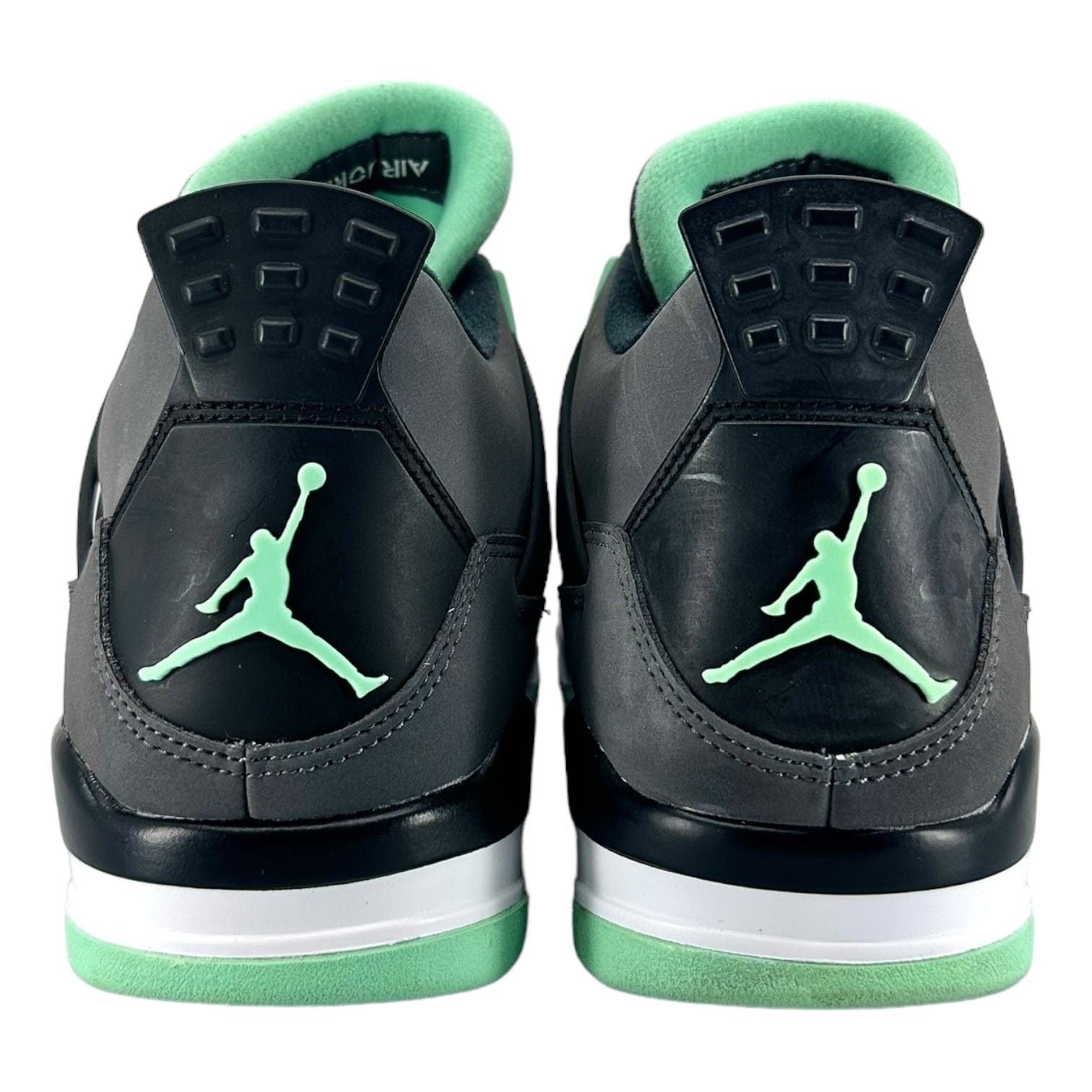 Nike 4 Retro Green Glow Size US 9.5 / EU 42-43 - 6 Thumbnail