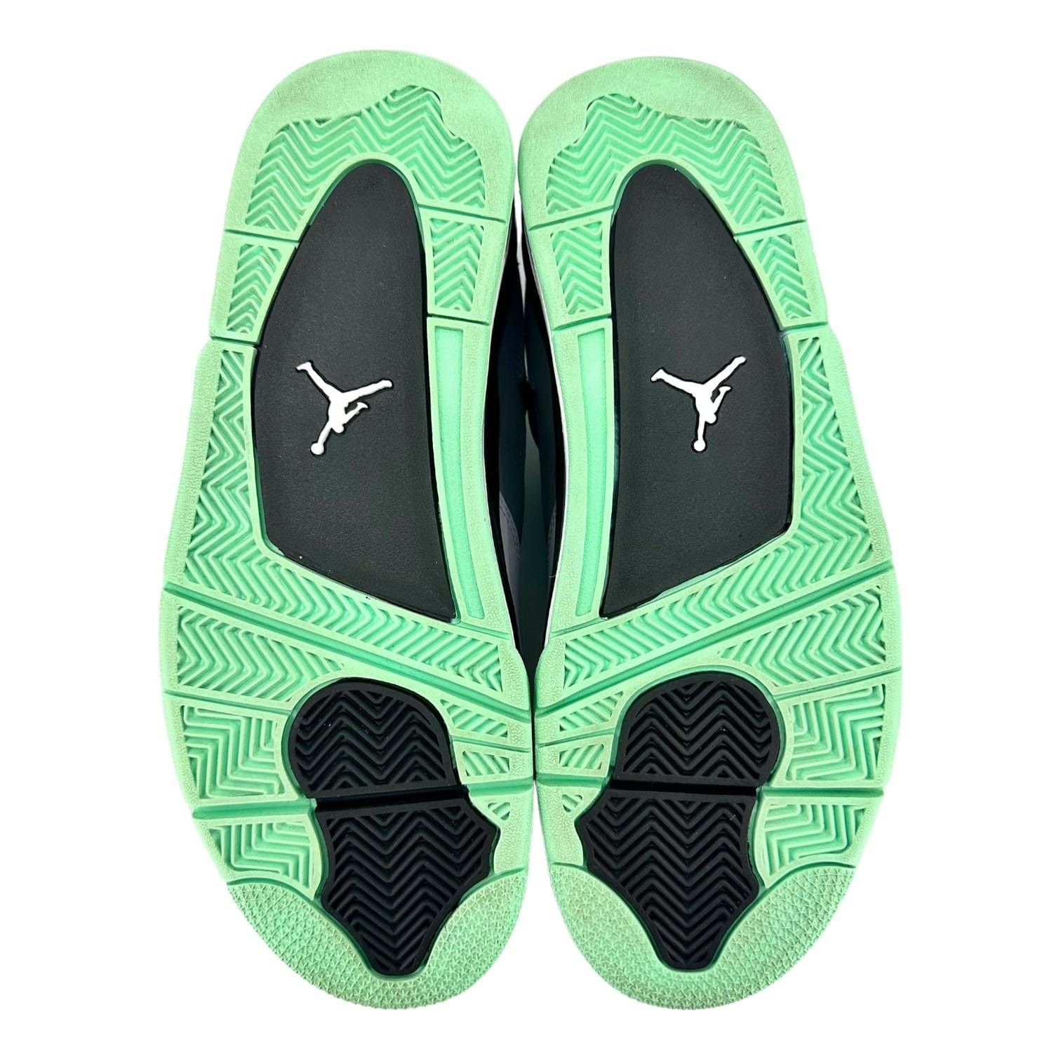 Nike 4 Retro Green Glow Size US 9.5 / EU 42-43 - 7 Thumbnail