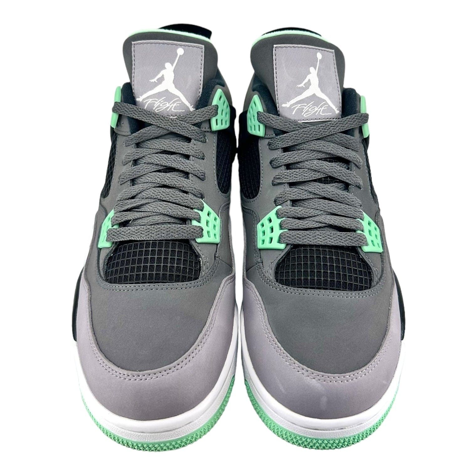Nike 4 Retro Green Glow Size US 9.5 / EU 42-43 - 5 Thumbnail
