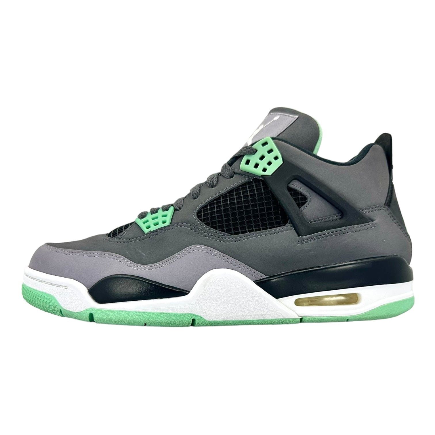 Nike 4 Retro Green Glow Size US 9.5 / EU 42-43 - 2 Thumbnail