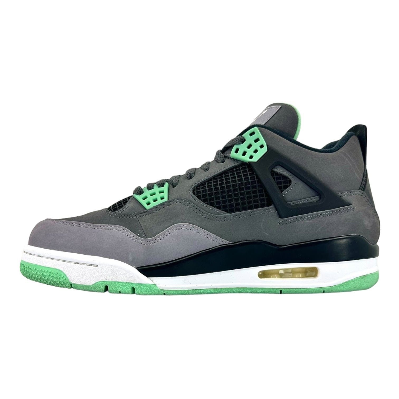 Nike 4 Retro Green Glow Size US 9.5 / EU 42-43 - 3 Thumbnail