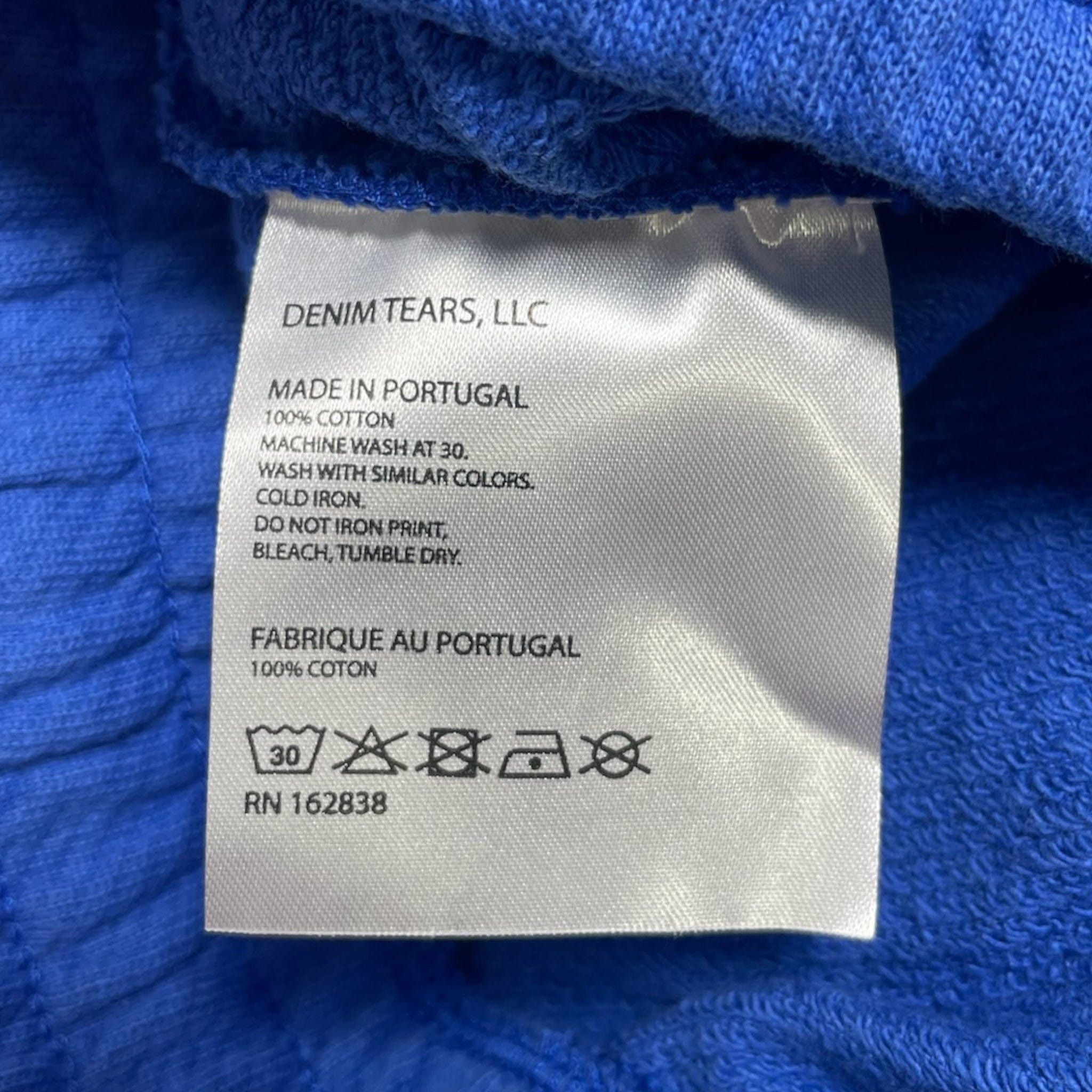 DENIM TEARS The Cotton Wreath Sweatpants Royal Blue Size US 36 / EU 52 - 5 Thumbnail