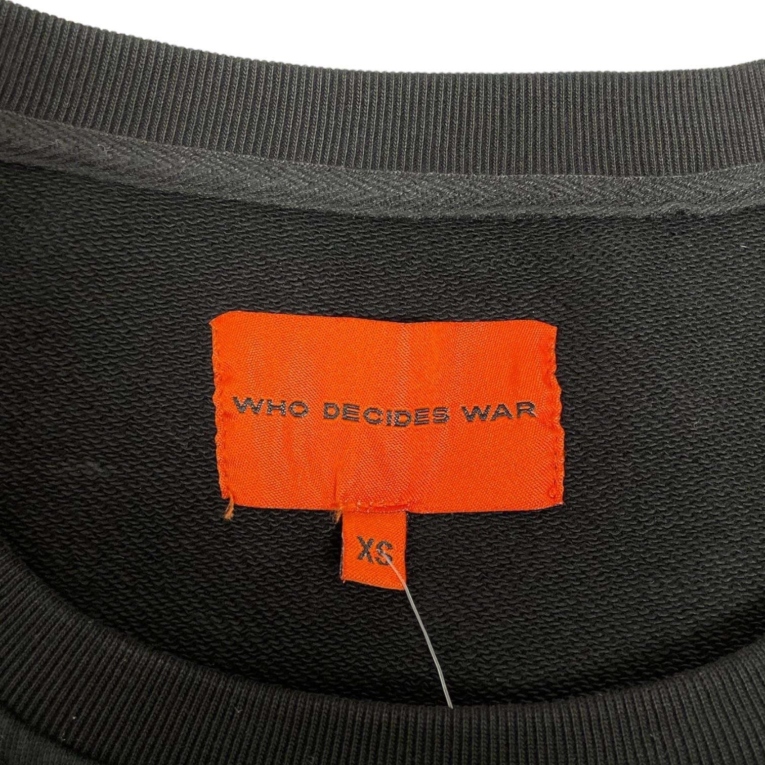 Who Decides War MRDR Crewneck Sweatshirt Black Size US XS / EU 42 / 0 - 3 Thumbnail
