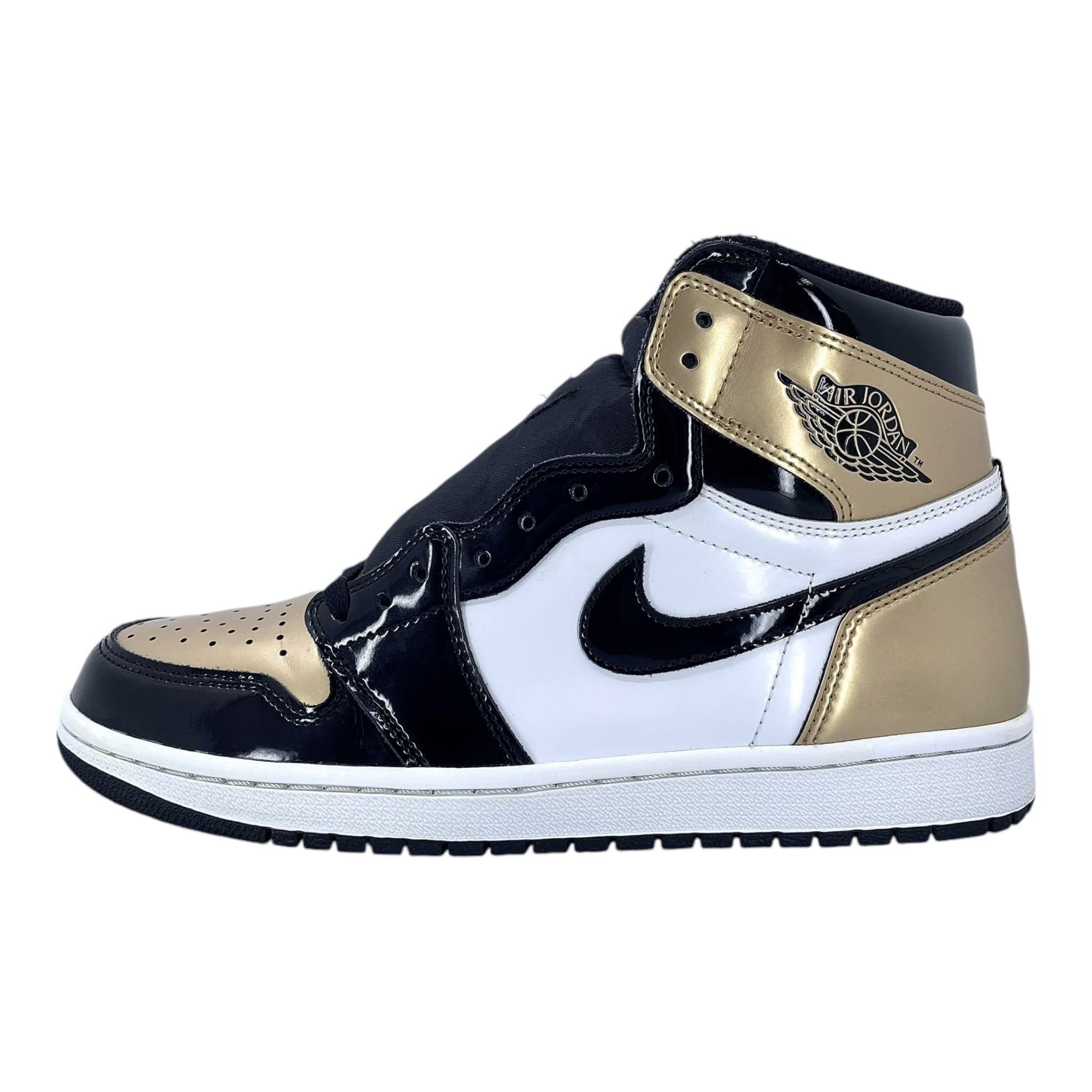 Nike 1 Retro High NRG Patent Gold Toe Size US 10.5 / EU 43-44 - 2 Thumbnail