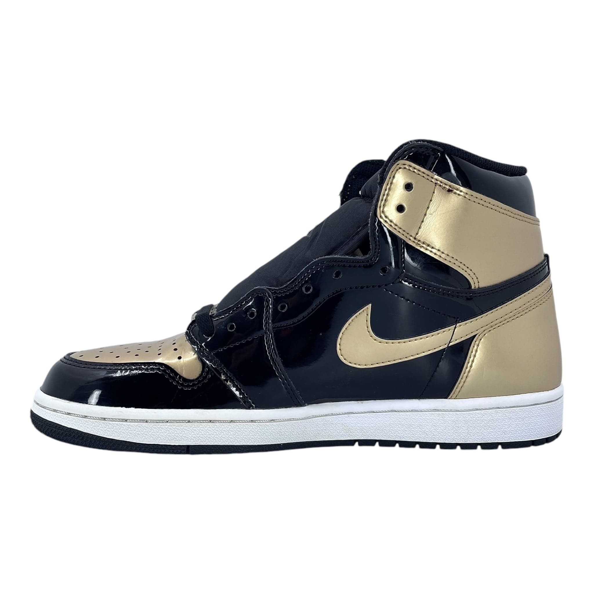 Nike 1 Retro High NRG Patent Gold Toe Size US 10.5 / EU 43-44 - 3 Thumbnail