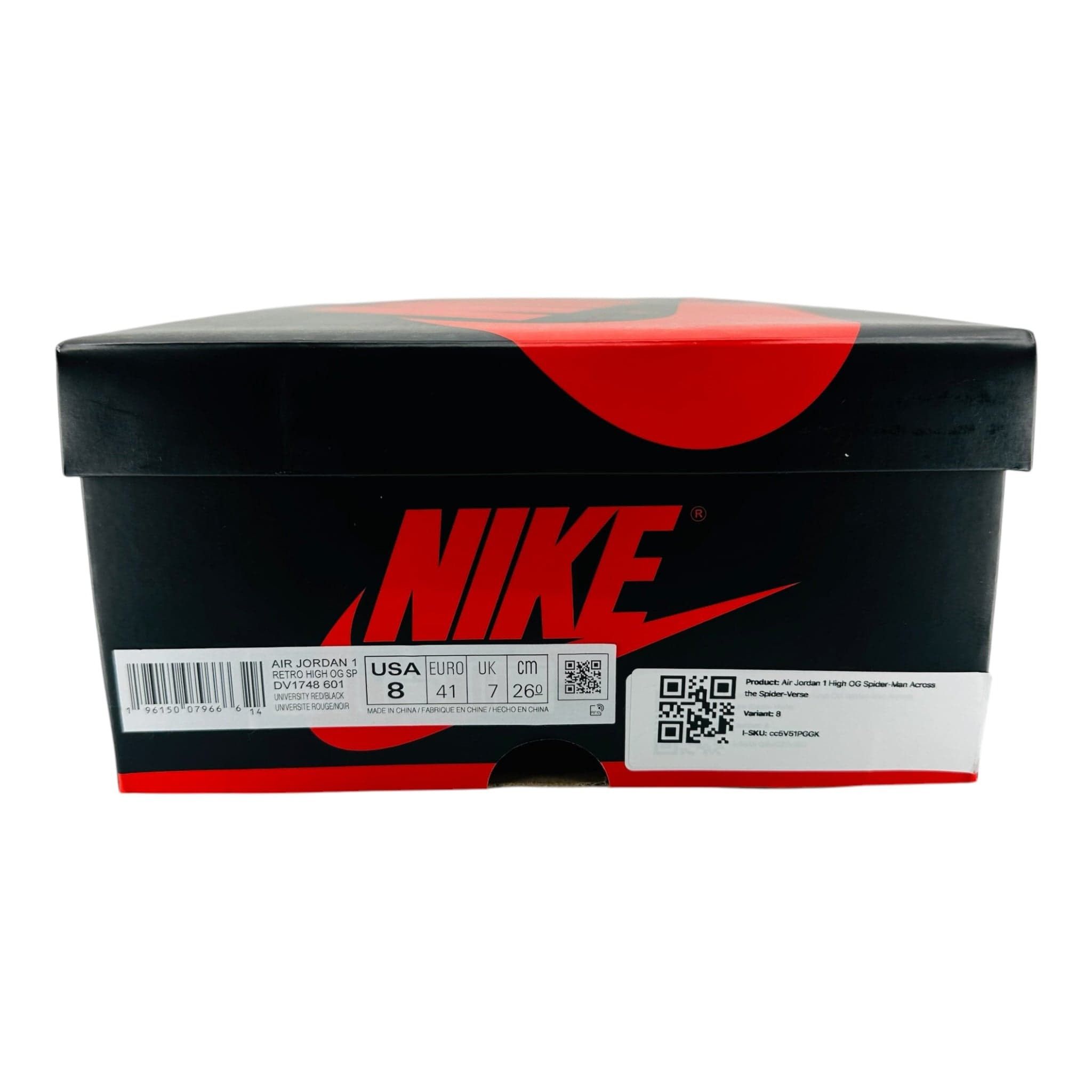 Nike 1 High OG Spider-Man Across the Spider-Verse Size US 7 / EU 40 - 8 Thumbnail